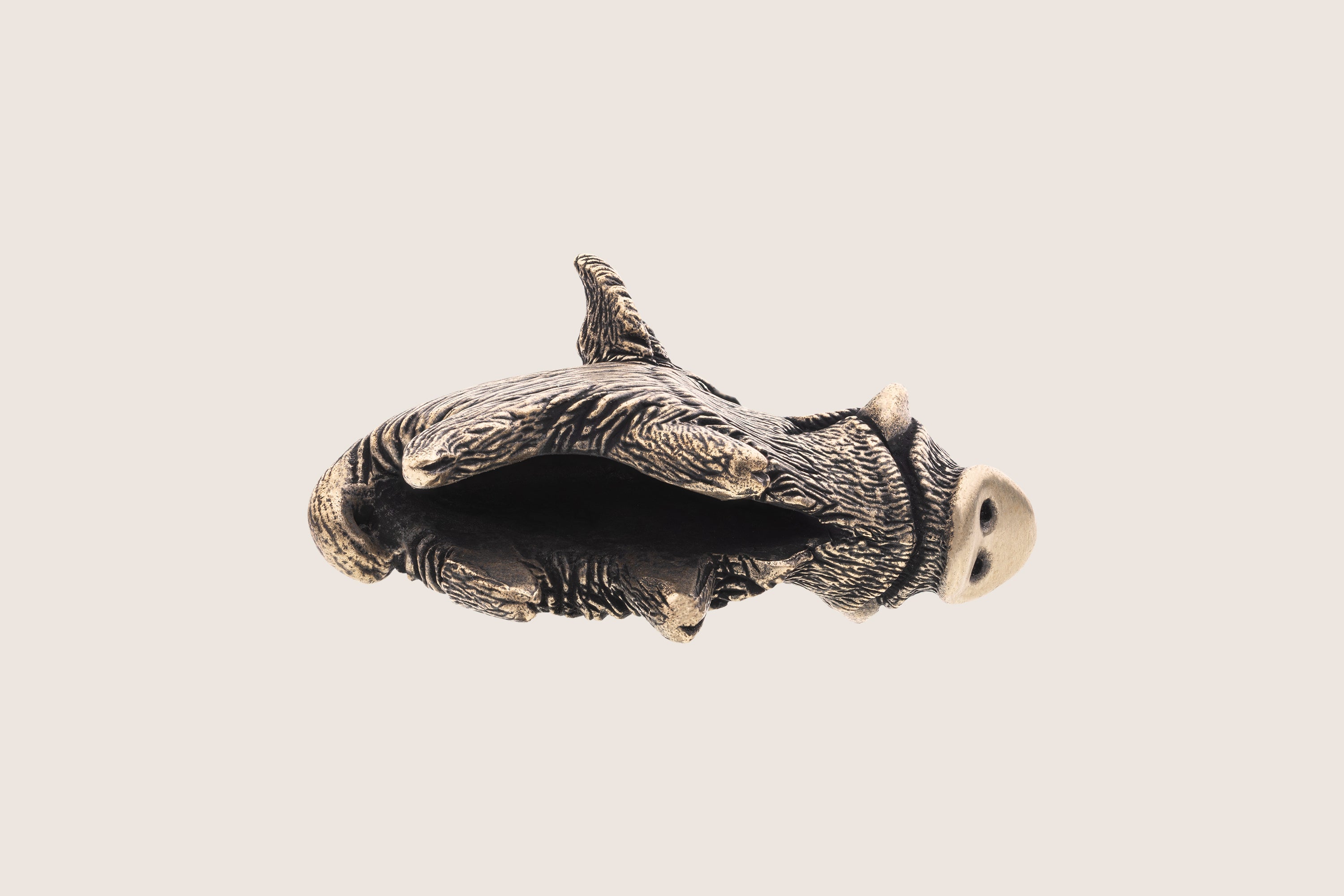 Wild Boar Bronze Figurine – Handcrafted Miniature Gift for Collectors