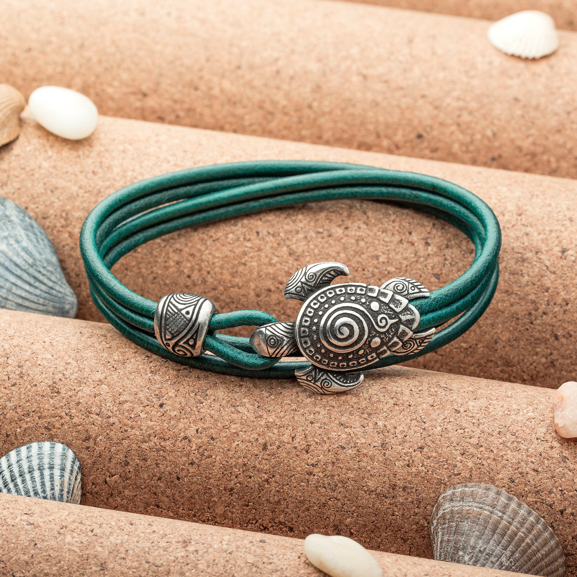 en:#color_turquoise cord / Silver-plated bronze metal|de:#farbe_türkisfarbene Kordel / Versilbertes Bronzemetall|fr:#couleur_cordon turquoise / Métal bronze argenté