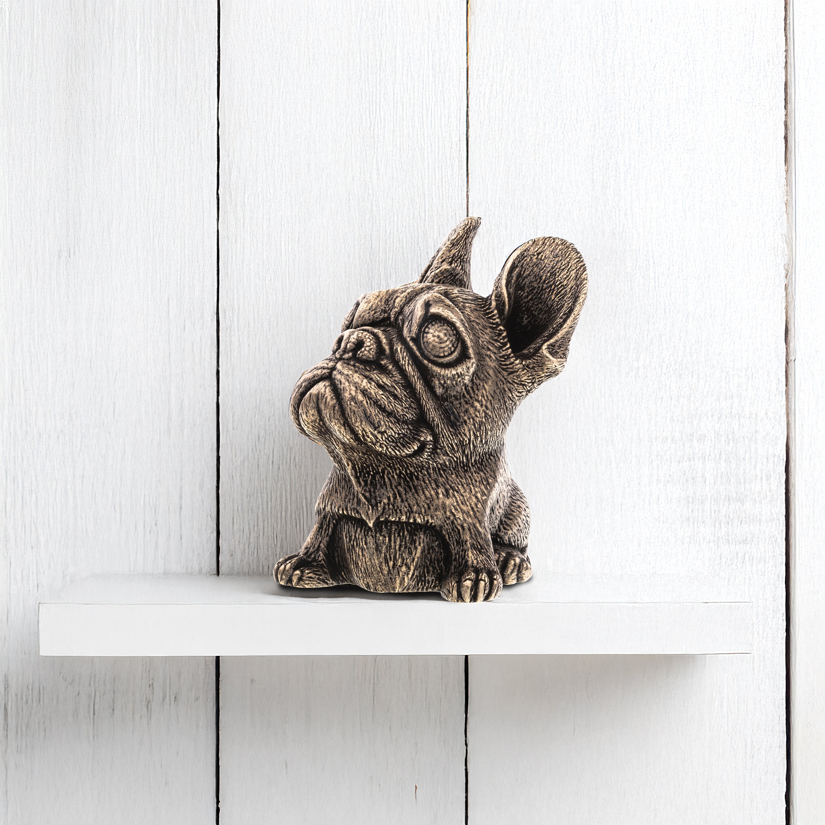 French Bulldog Bronze Figurine – Handmade Dog Lover Gift & Desk Decor