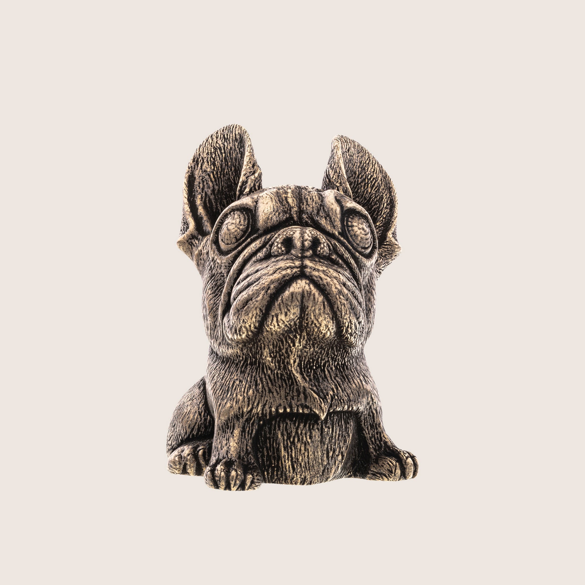 French Bulldog Bronze Figurine – Handmade Dog Lover Gift & Desk Decor
