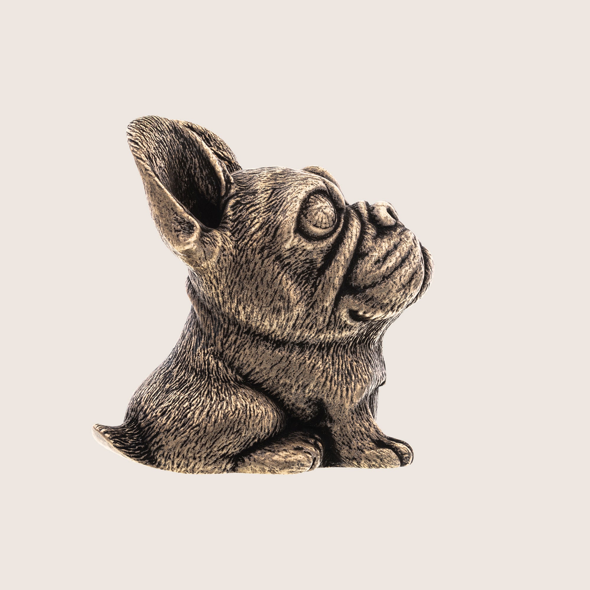 French Bulldog Bronze Figurine – Handmade Dog Lover Gift & Desk Decor