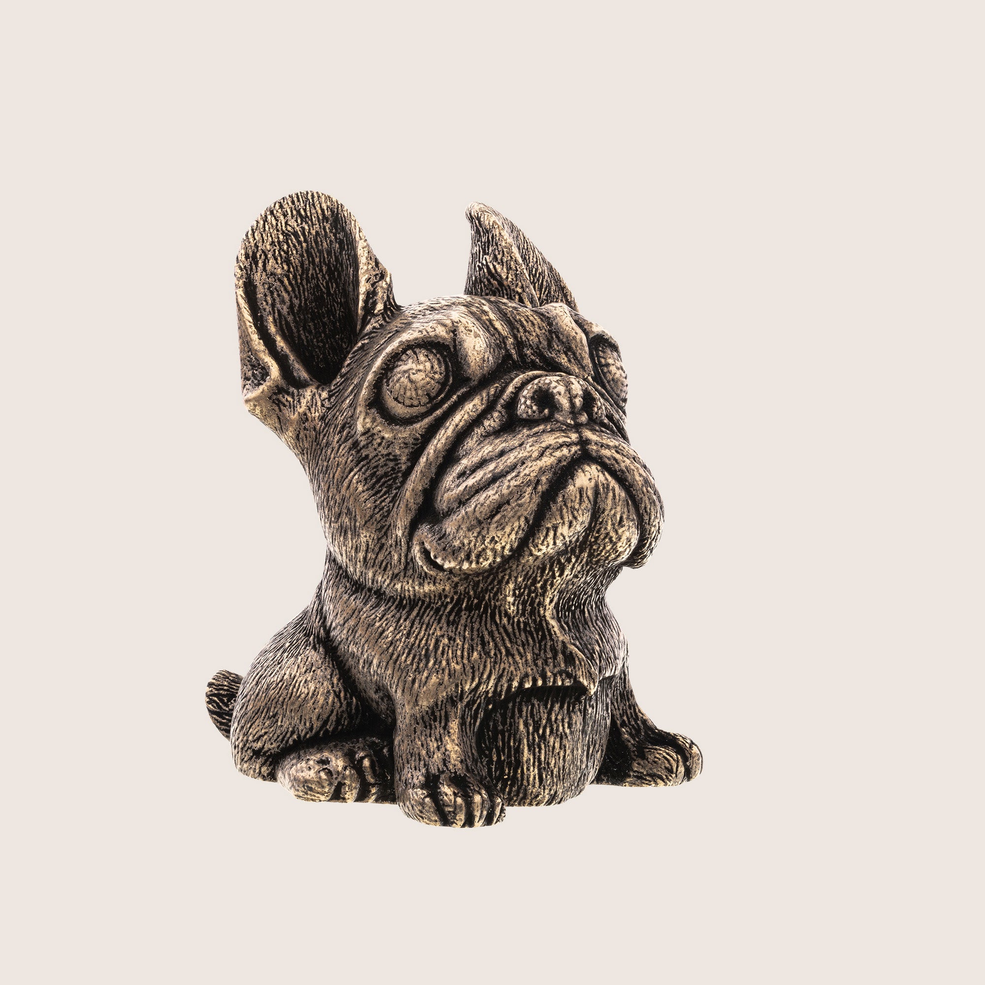 French Bulldog Bronze Figurine – Handmade Dog Lover Gift & Desk Decor