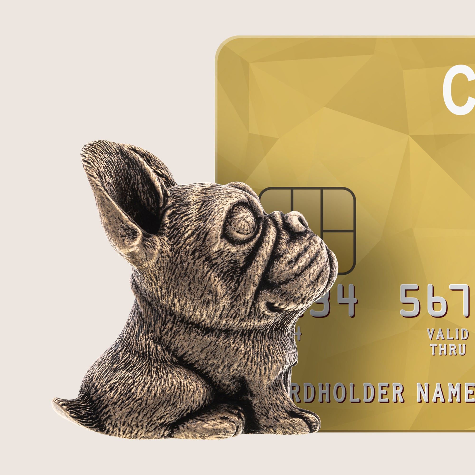 French Bulldog Bronze Figurine – Handmade Dog Lover Gift & Desk Decor