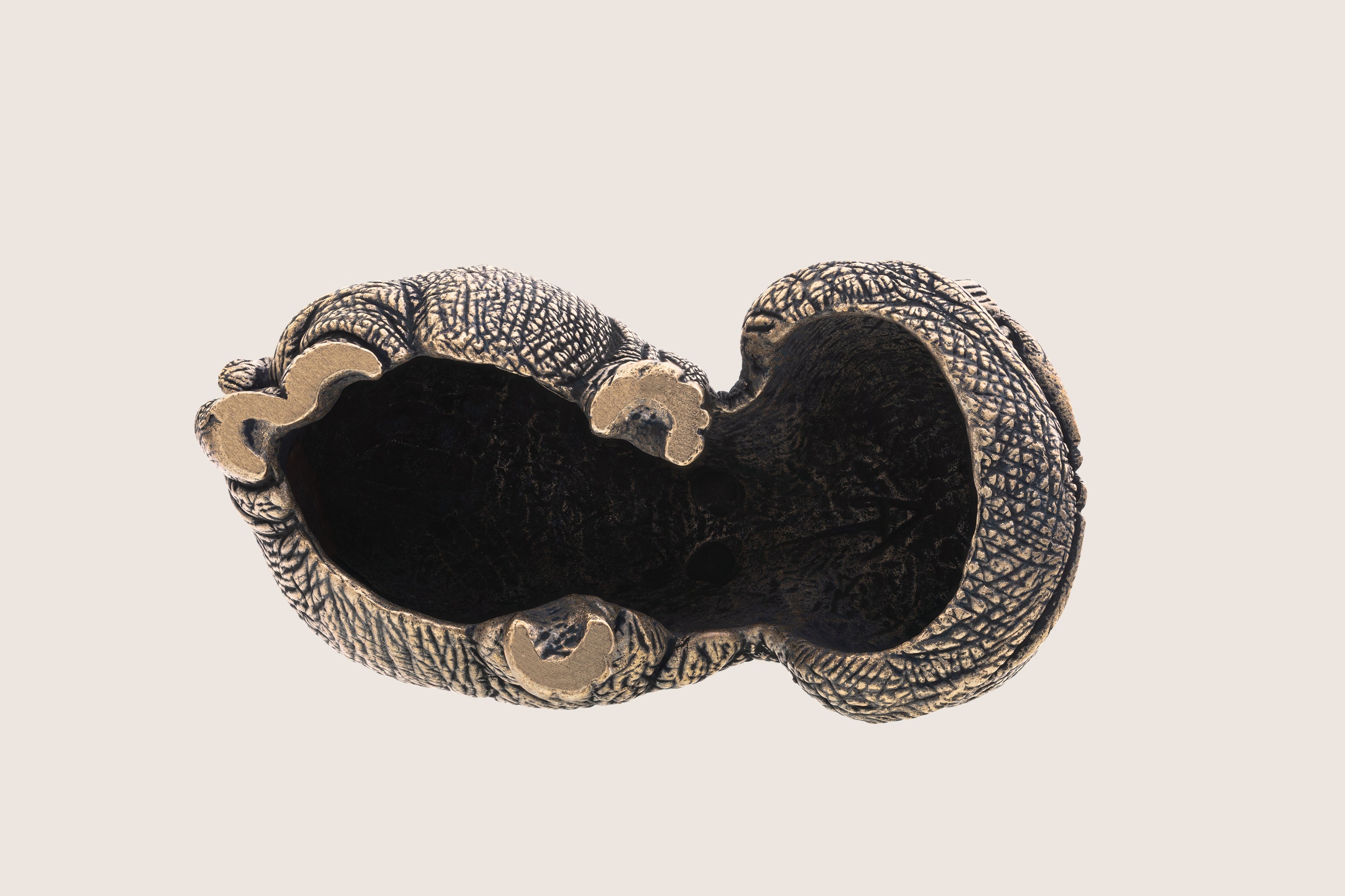 Hippopotamus Bronze Figurine – Miniature Handmade Wildlife Gift