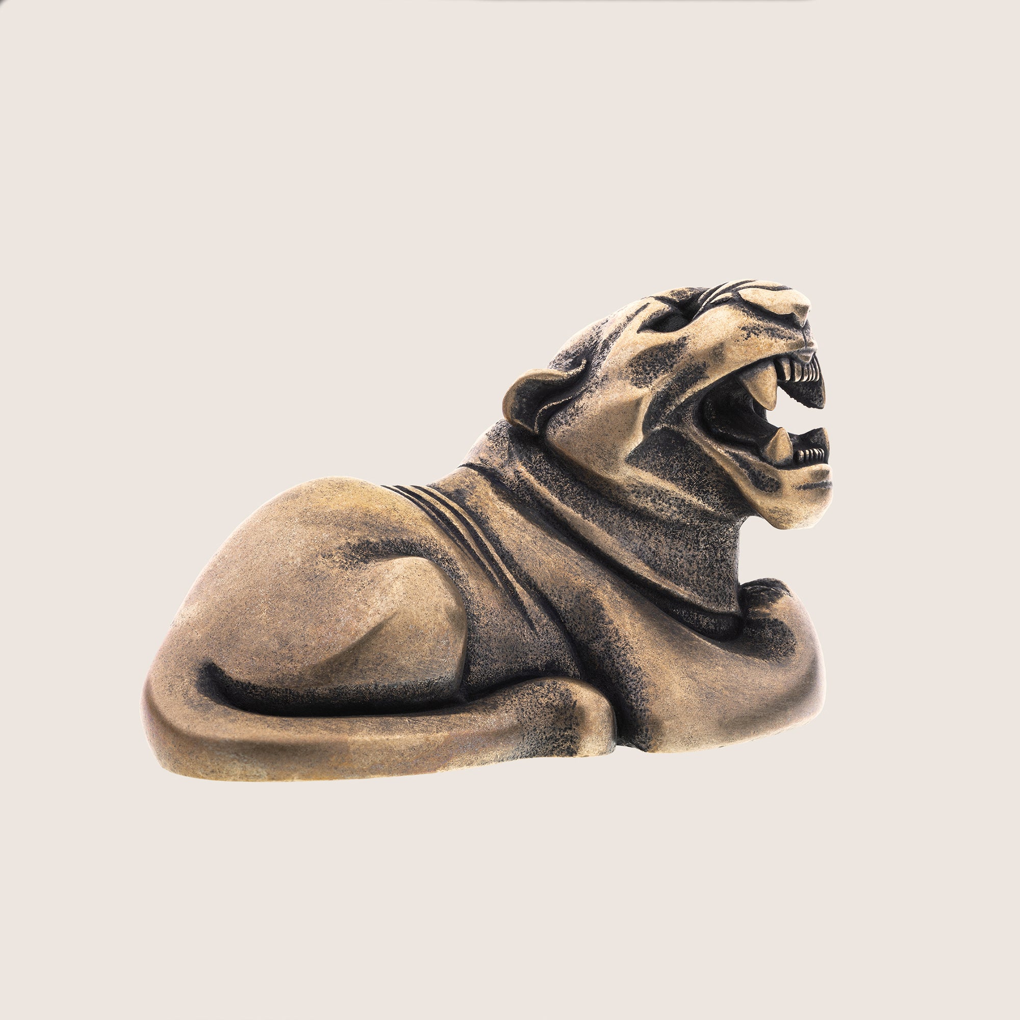 Jaguar Bronze Figurine – Wild Cat Desk Decoration & Gift