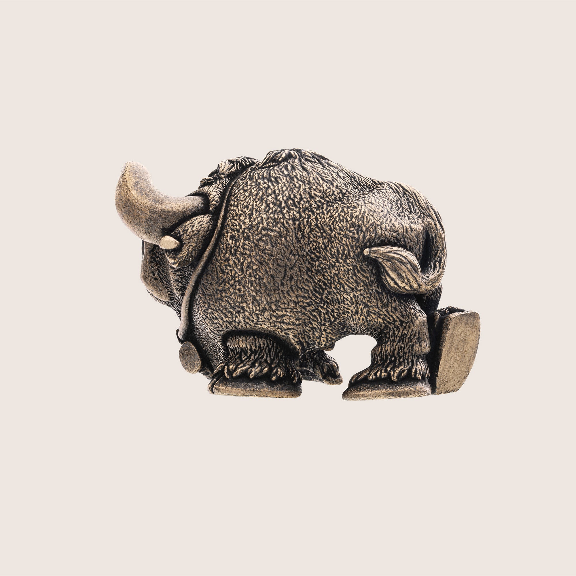 Bull Miniature Figurine — Handcrafted Bronze Collectible