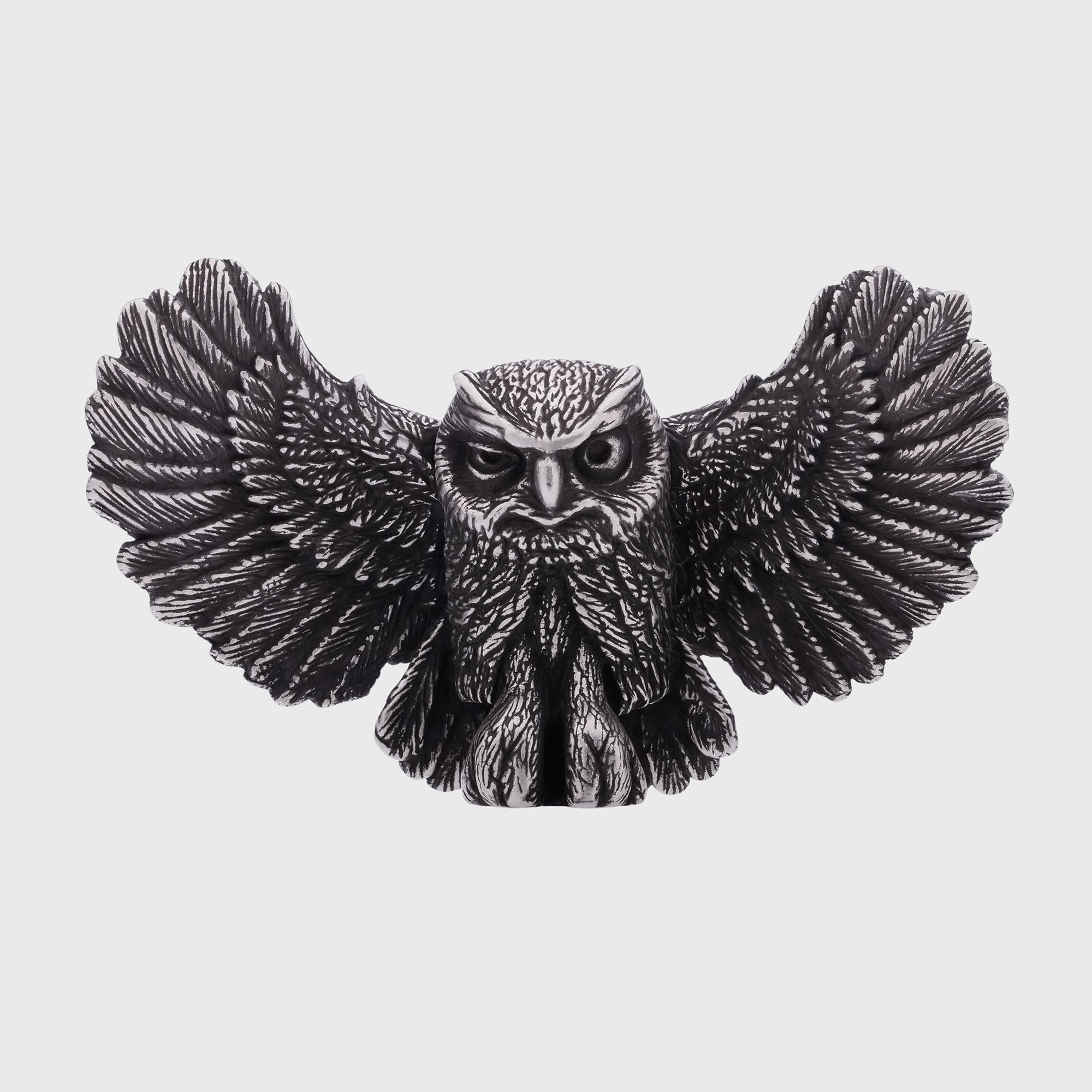 Bronze Owl Figurine – Miniature Desk Decor & Collectible
