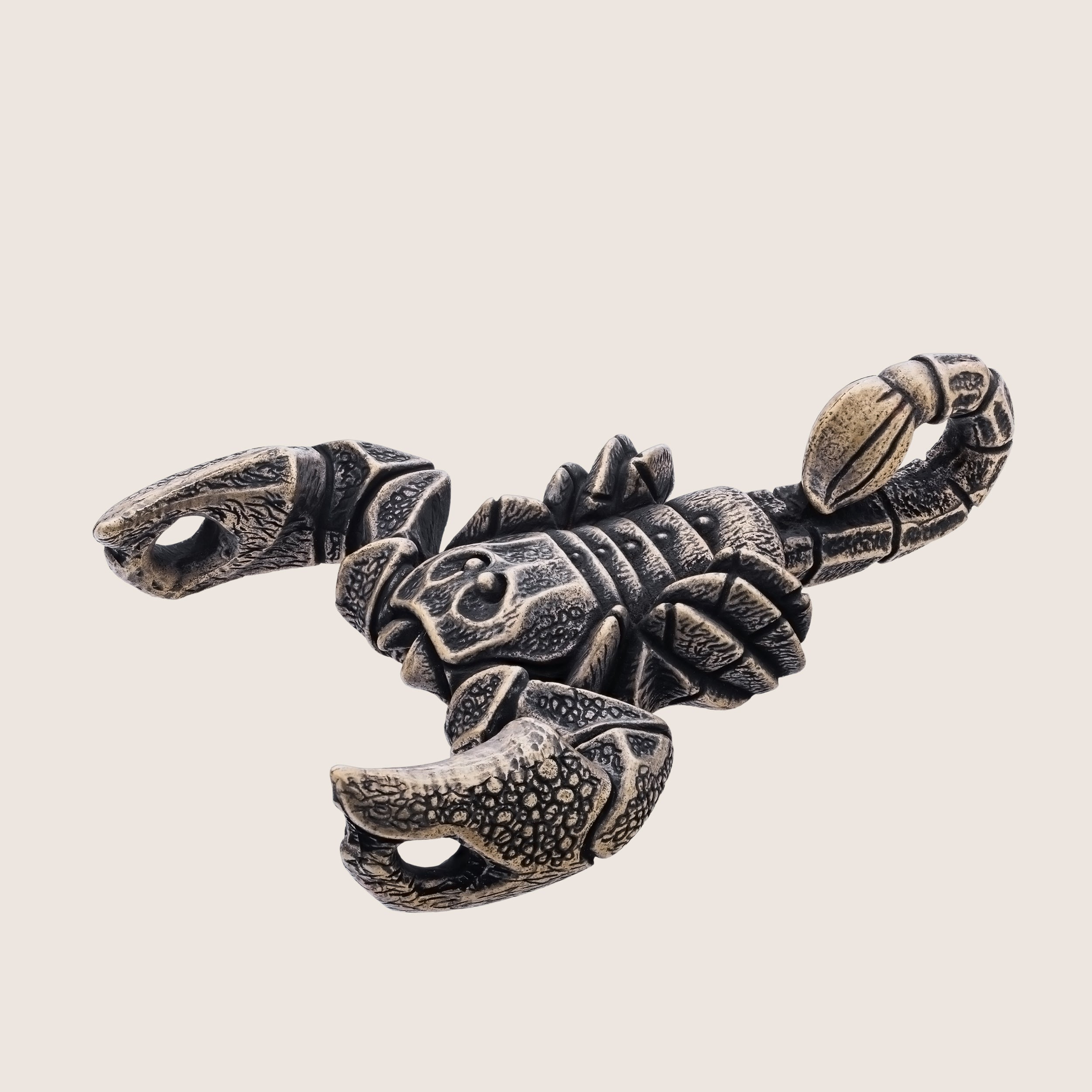 Scorpion Bronze Miniature – Handmade Figurine & Wearable Pendant