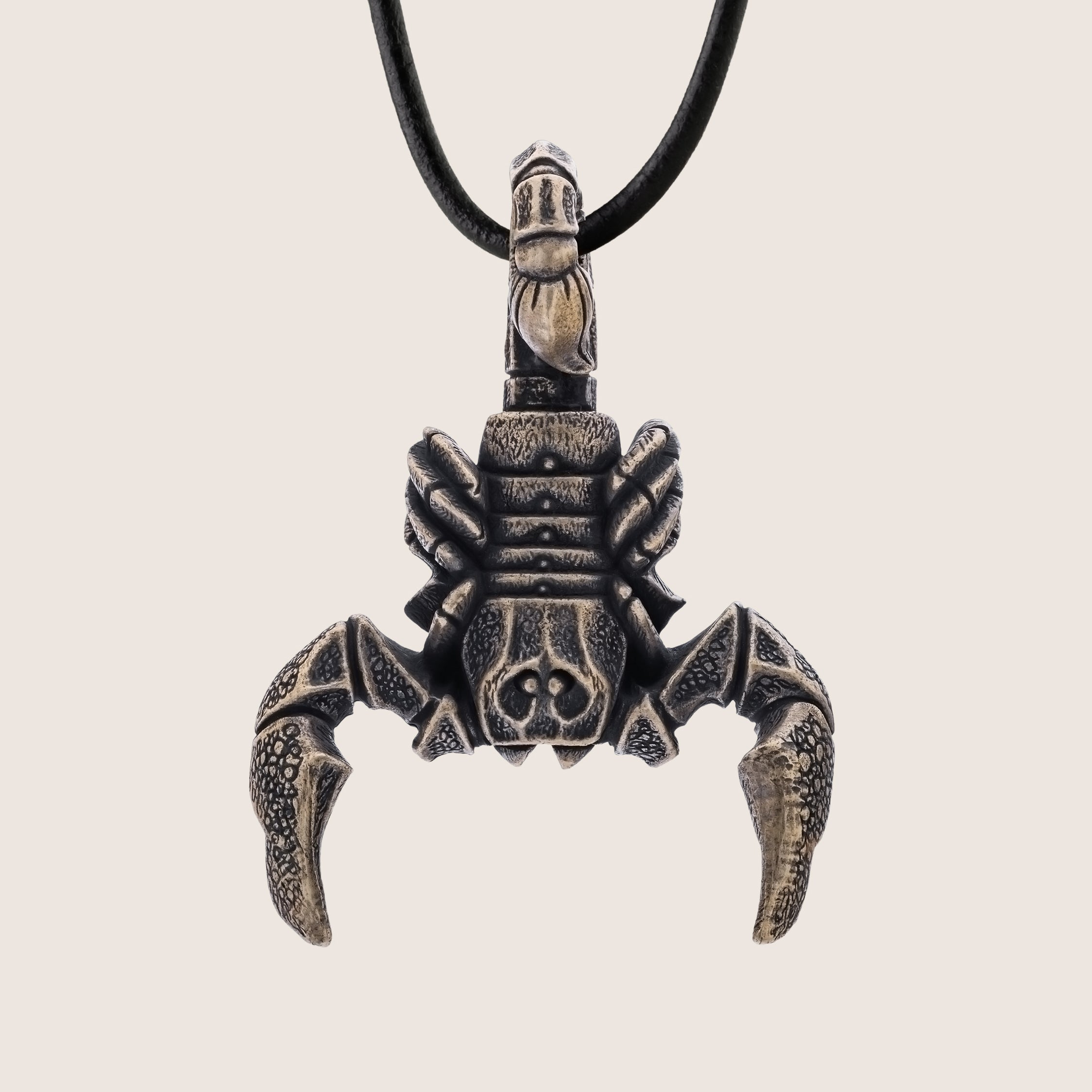Scorpion Bronze Miniature – Handmade Figurine & Wearable Pendant