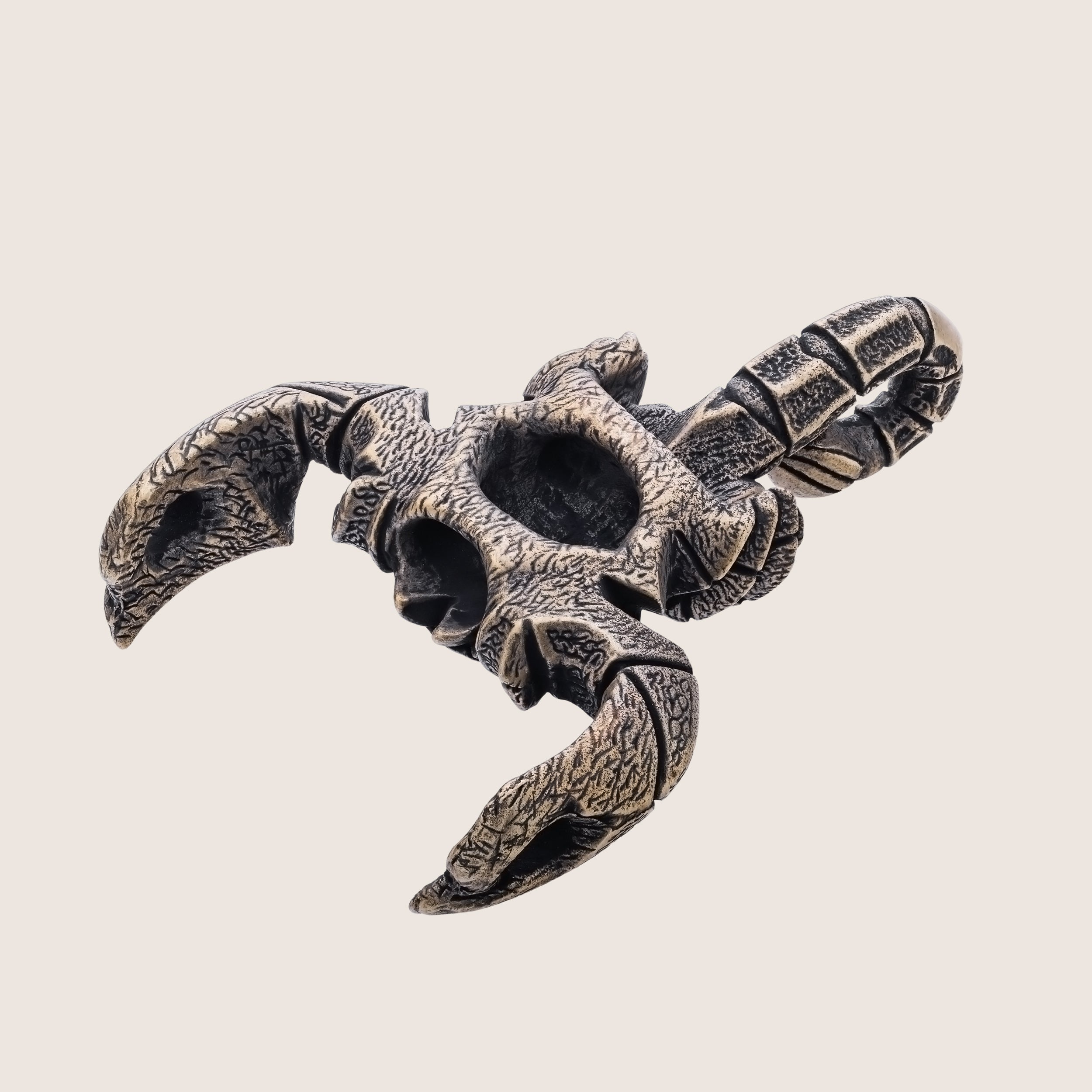 Scorpion Bronze Miniature – Handmade Figurine & Wearable Pendant