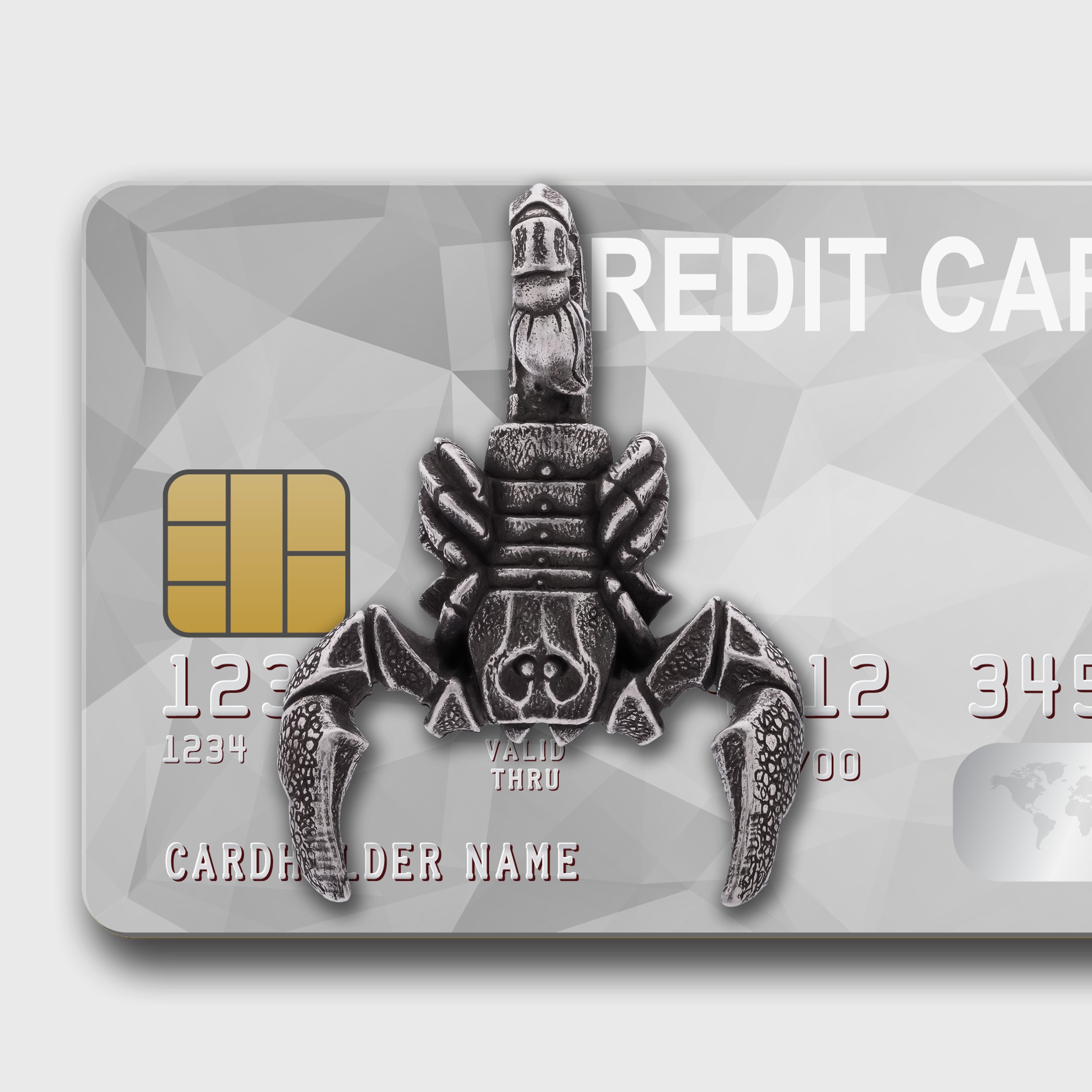 Scorpion Silver-plated Bronze Miniature – Handmade Figurine & Wearable Pendant