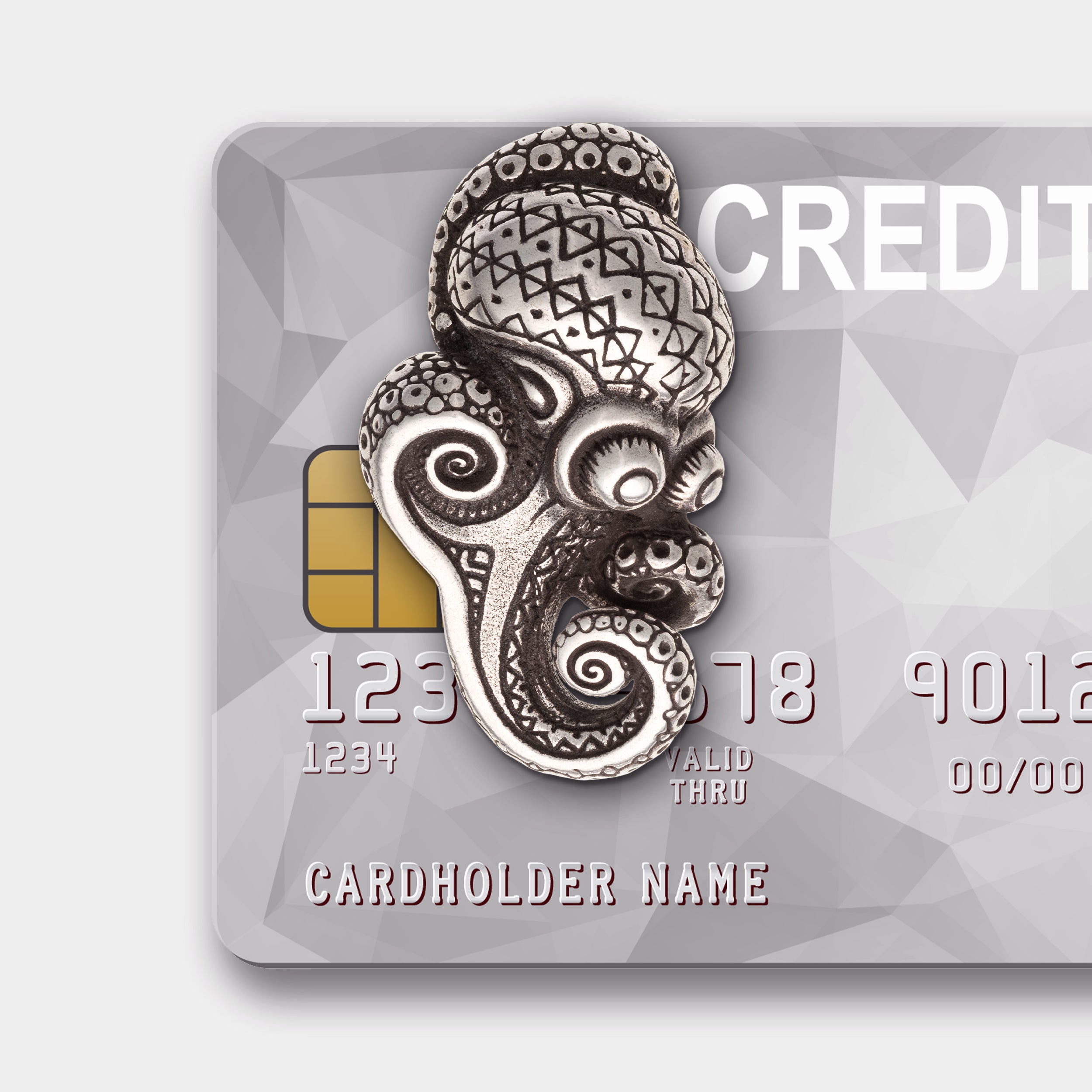 Octopus Sterling Silver Necklace – Handmade Ocean Tribal Jewelry