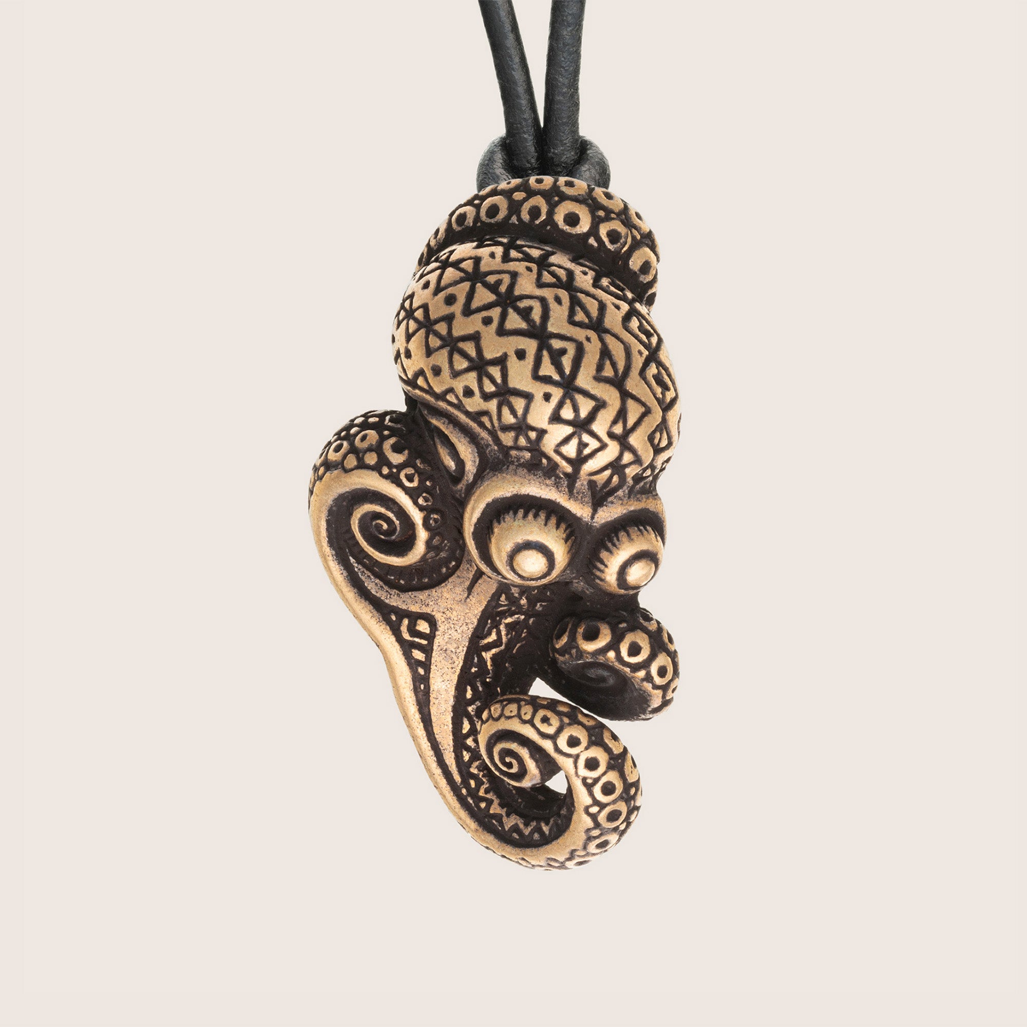 Octopus Bronze Necklace – Ocean Inspired Jewelry