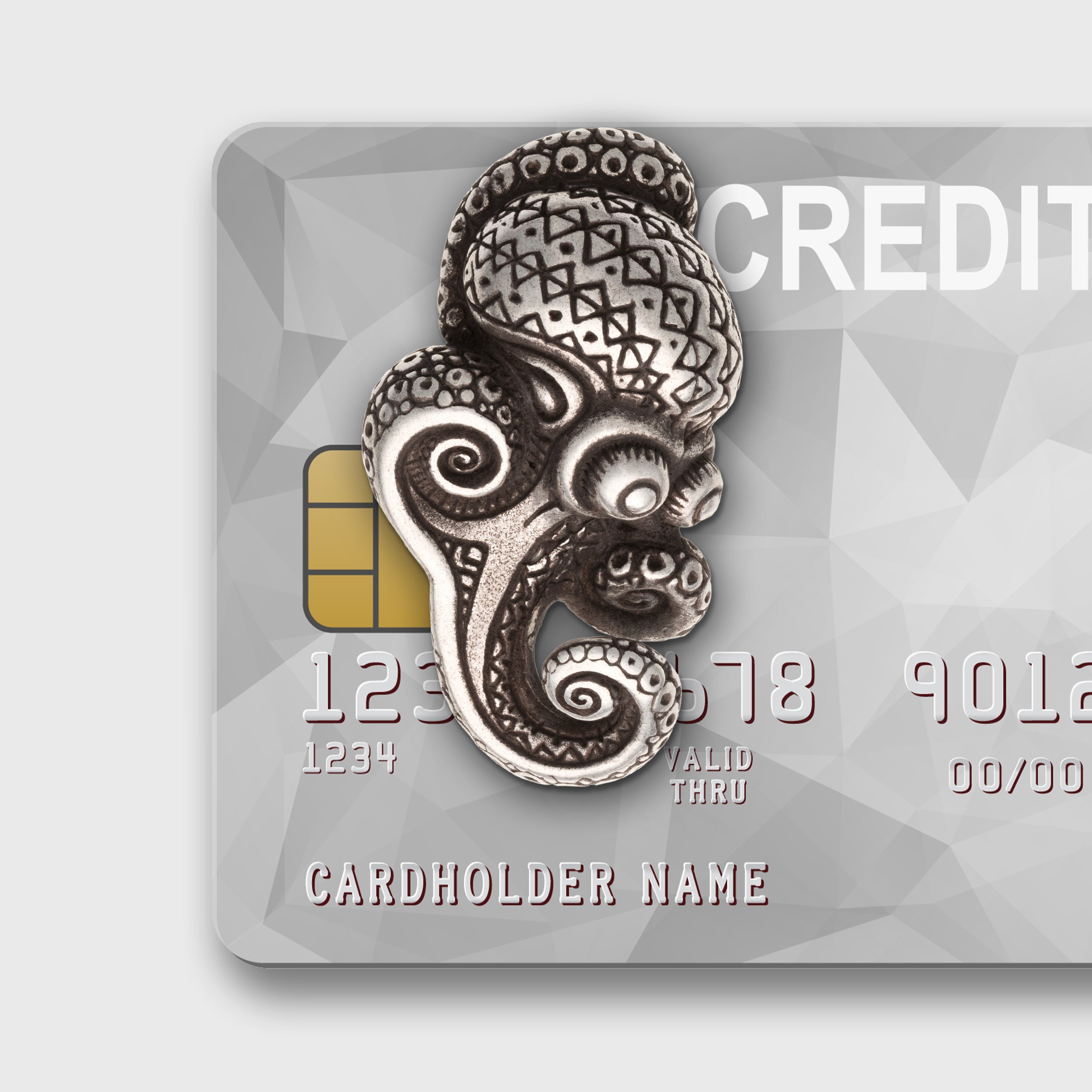 Octopus Silver-plated Bronze Necklace – Handmade Ocean Tribal Jewelry