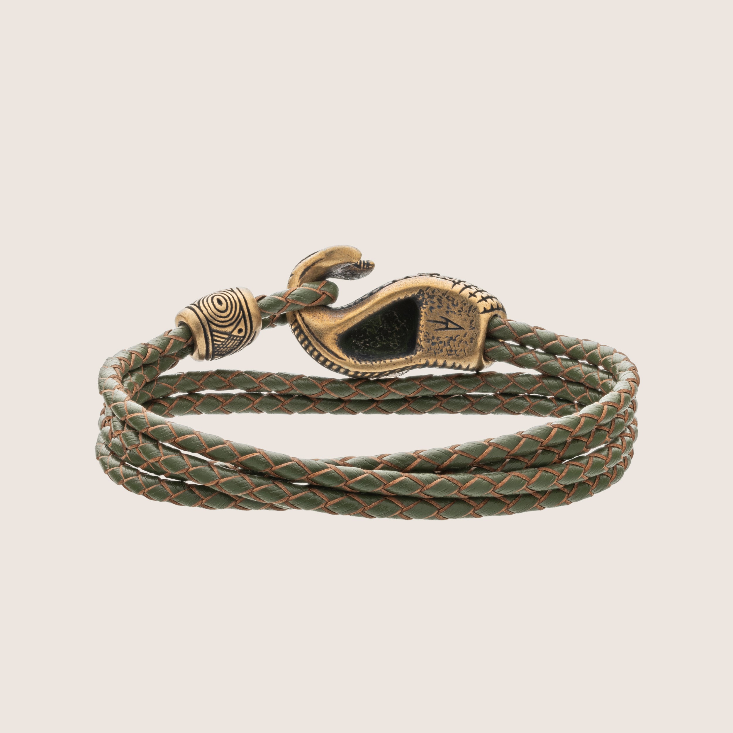 en:#color_khaki braided cord / Bronze metal|de:#farbe_khaki geflochtene Kordel / Bronzefarbenes Metall|fr:#couleur_cordon tressé kaki / Métal bronze