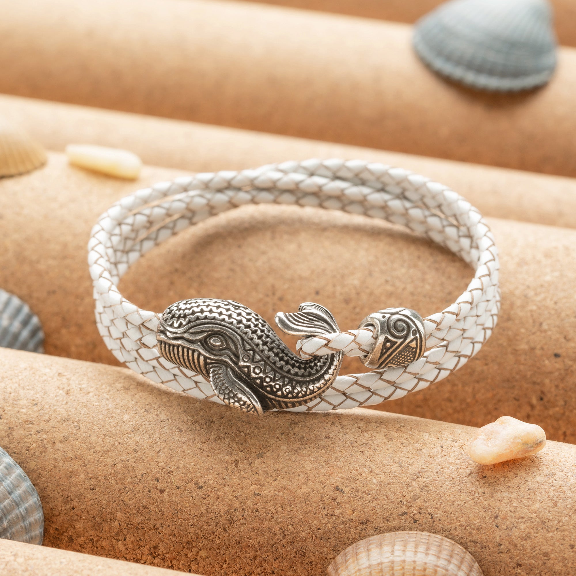 en:#color_white braided cord / Silver-plated bronze |de:#farbe_weiße geflochtene Kordel / Versilberte Bronze |fr:#couleur_cordon tressé blanc / Bronze argenté