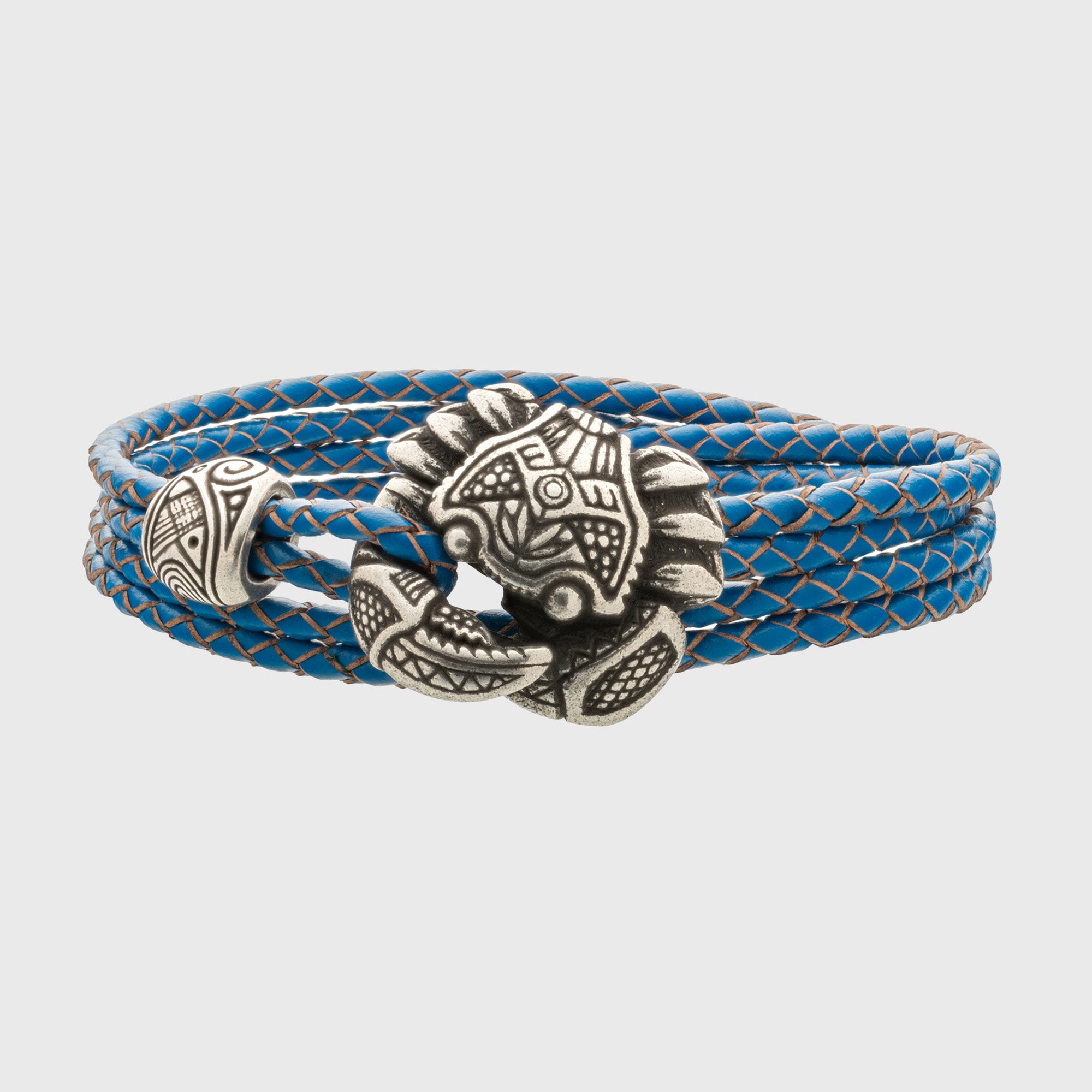 en:#color_blue braided cord / Silver plated bronze|de:#farbe_blaue geflochtene Kordel / Versilberte Bronze|fr:#couleur_cordon tressé bleu / Bronze argenté
