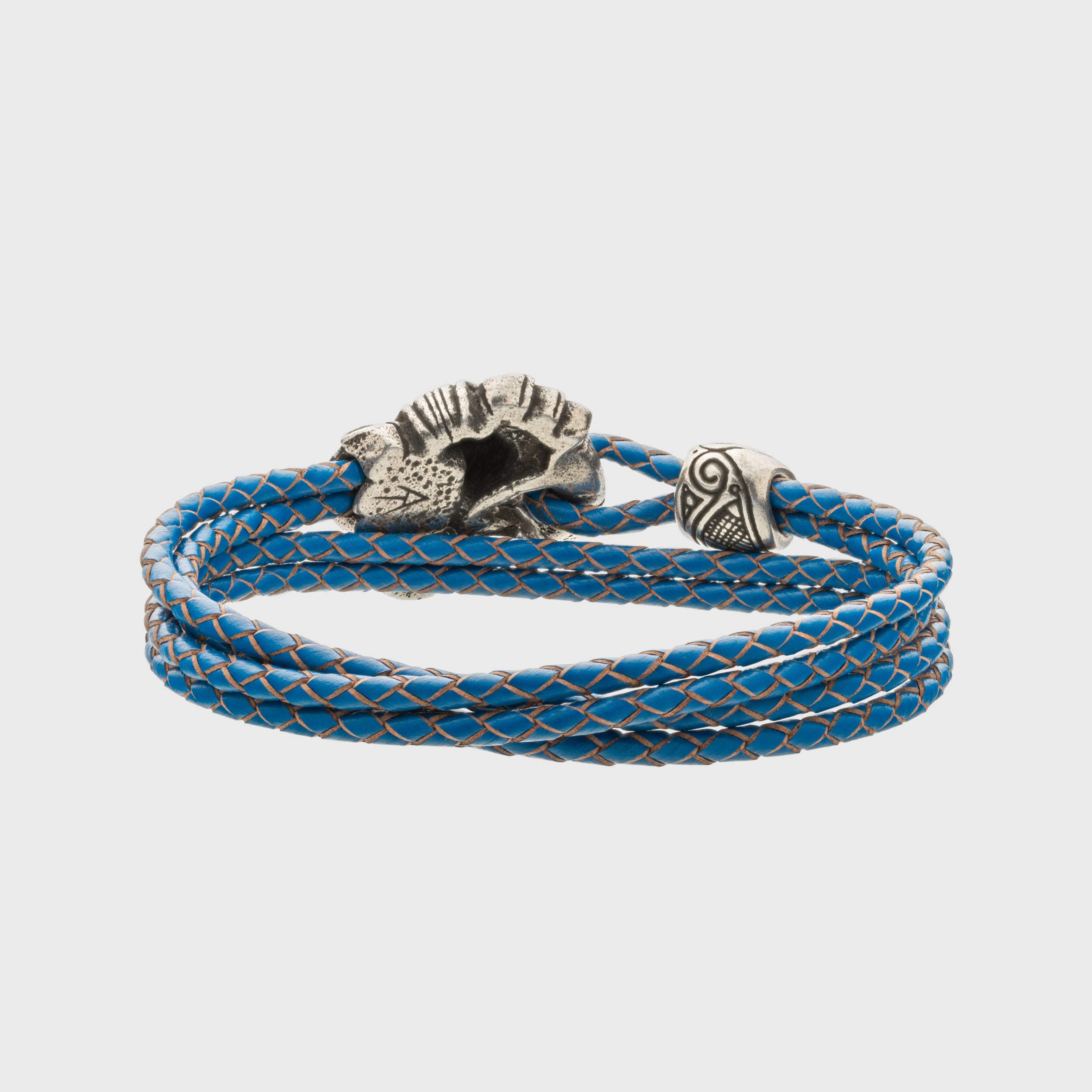 en:#color_blue braided cord / Silver plated bronze|de:#farbe_blaue geflochtene Kordel / Versilberte Bronze|fr:#couleur_cordon tressé bleu / Bronze argenté