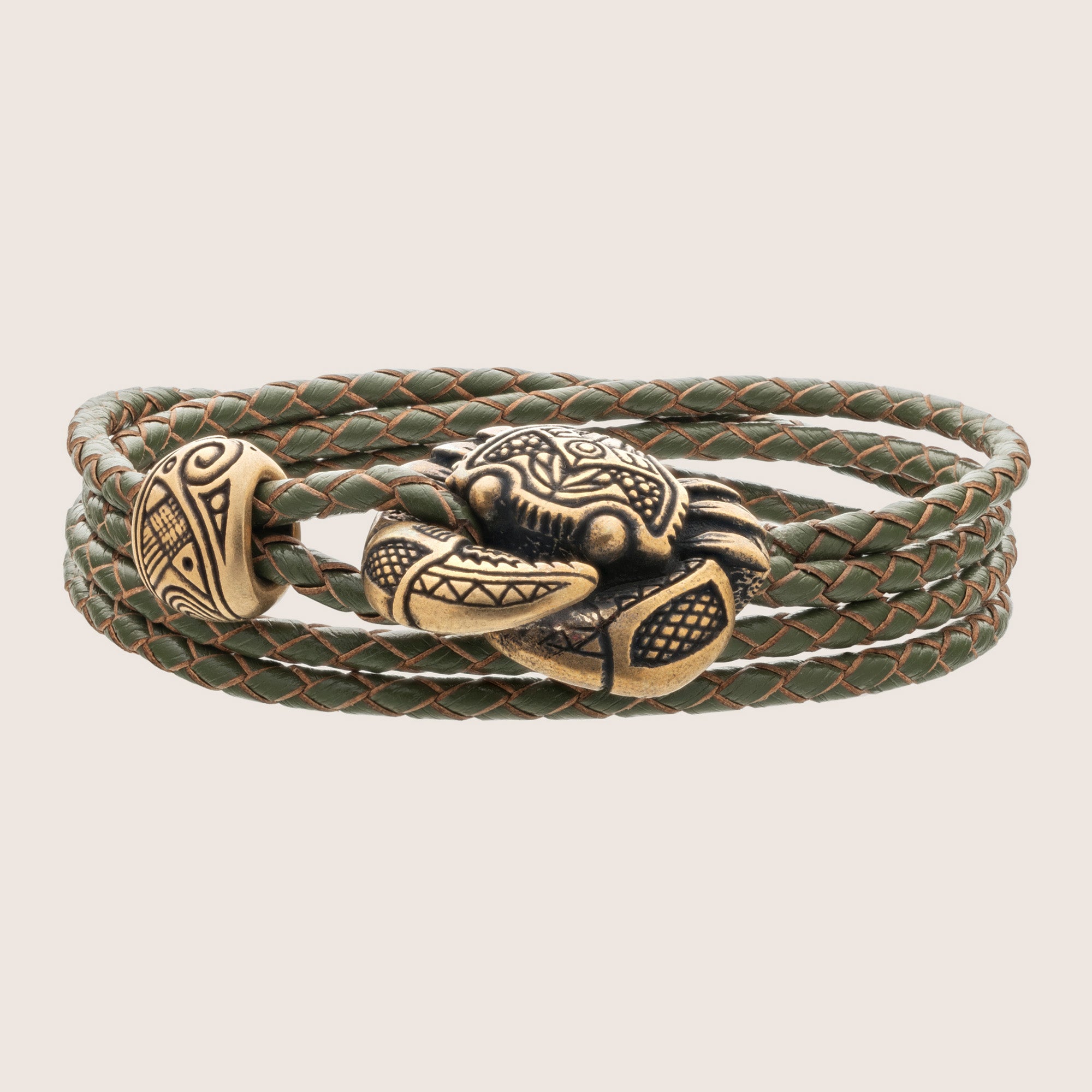 en:#color_khaki braided cord / Bronze metal|de:#farbe_khaki geflochtene Kordel / Bronzefarbenes Metall|fr:#couleur_cordon tressé kaki / Métal bronze