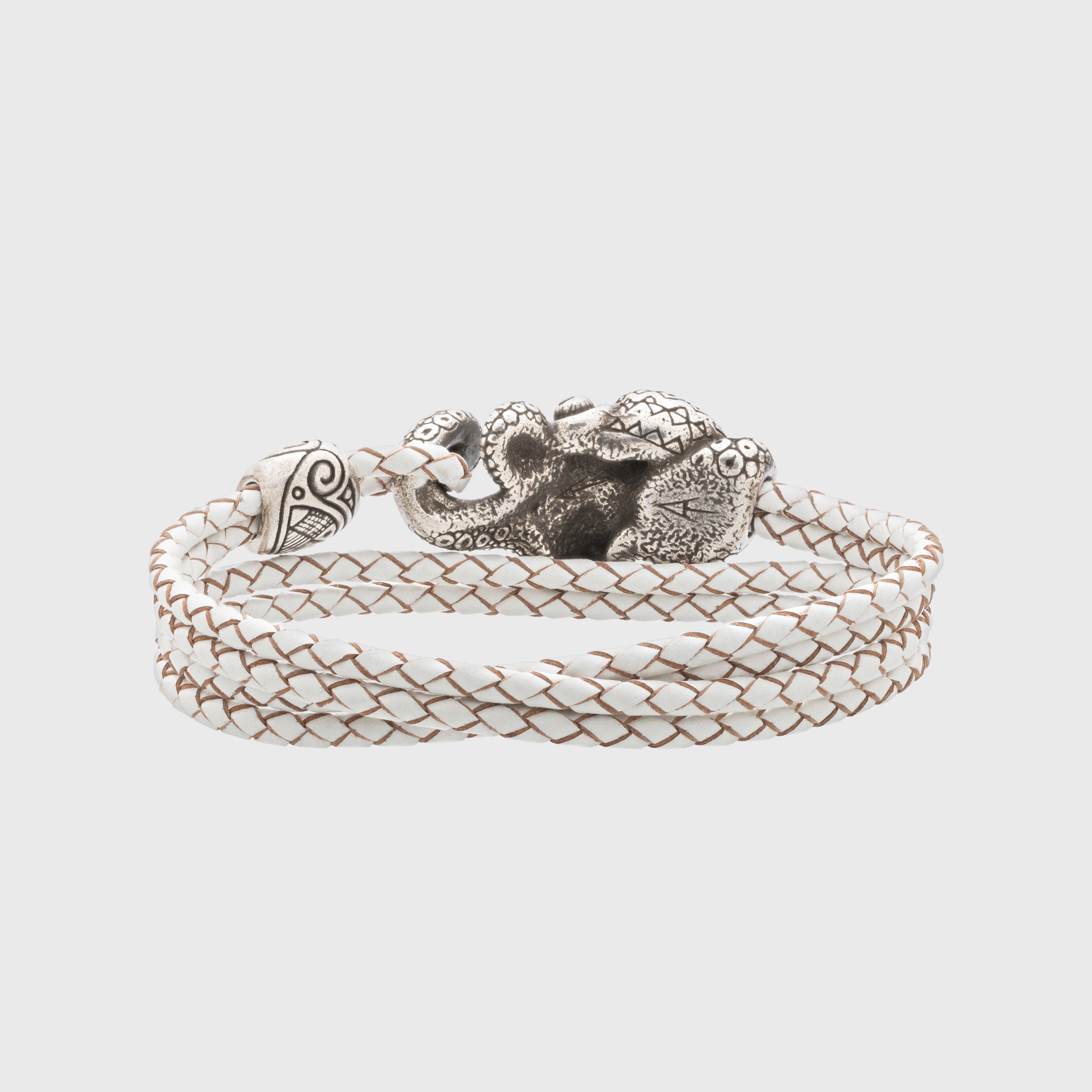 en:#color_white braided cord / Silver-plated bronze |de:#farbe_weiße geflochtene Kordel / Versilberte Bronze |fr:#couleur_cordon tressé blanc / Bronze argenté