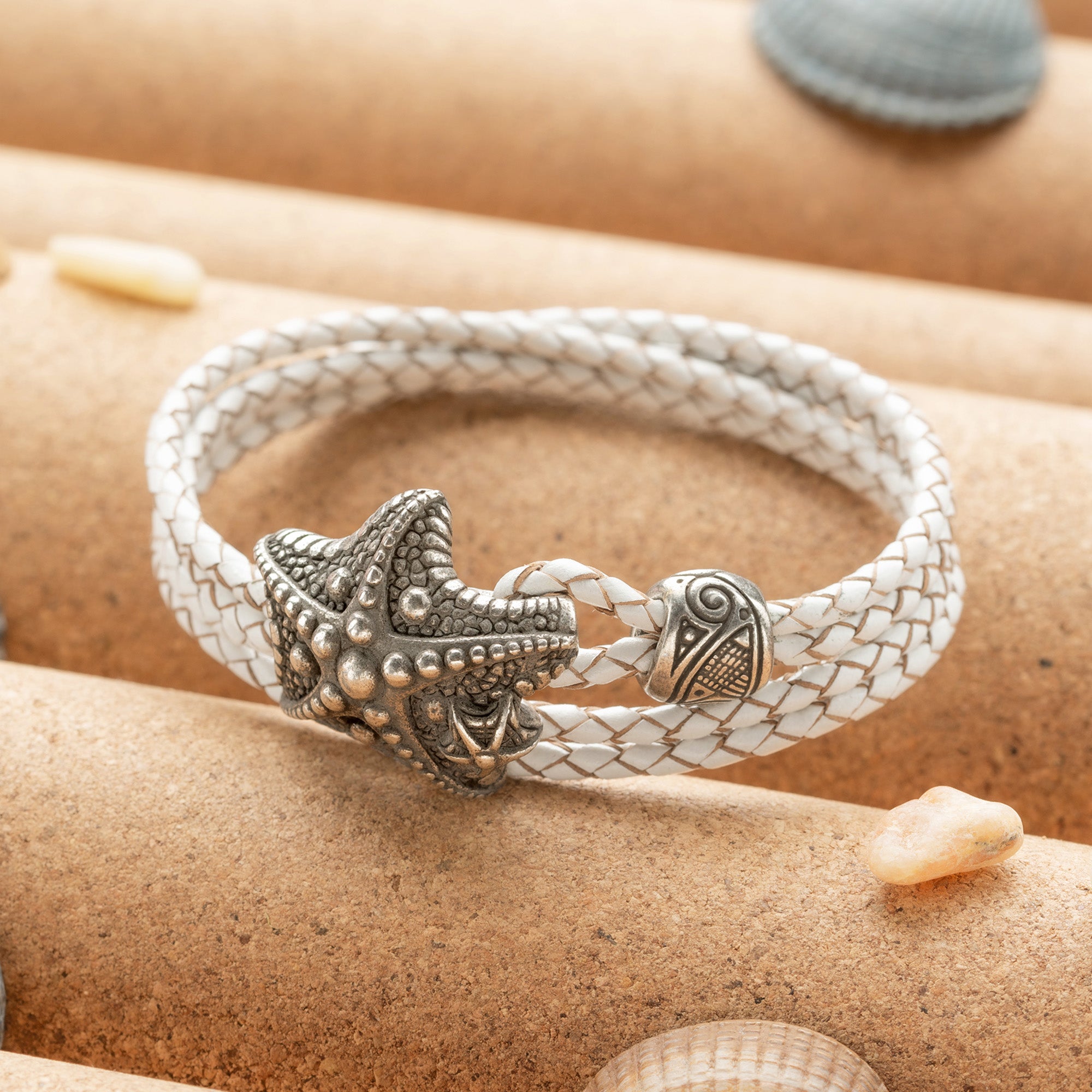 en:#color_white braided cord / Silver-plated bronze |de:#farbe_weiße geflochtene Kordel / Versilberte Bronze |fr:#couleur_cordon tressé blanc / Bronze argenté
