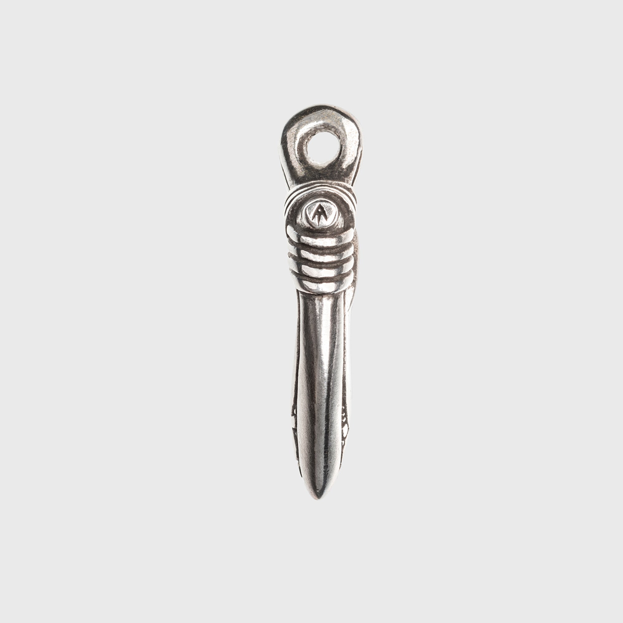 Fish Hook Silver-plated Bronze Necklace – Maori Inspired Hei Matau Symbolic Amulet