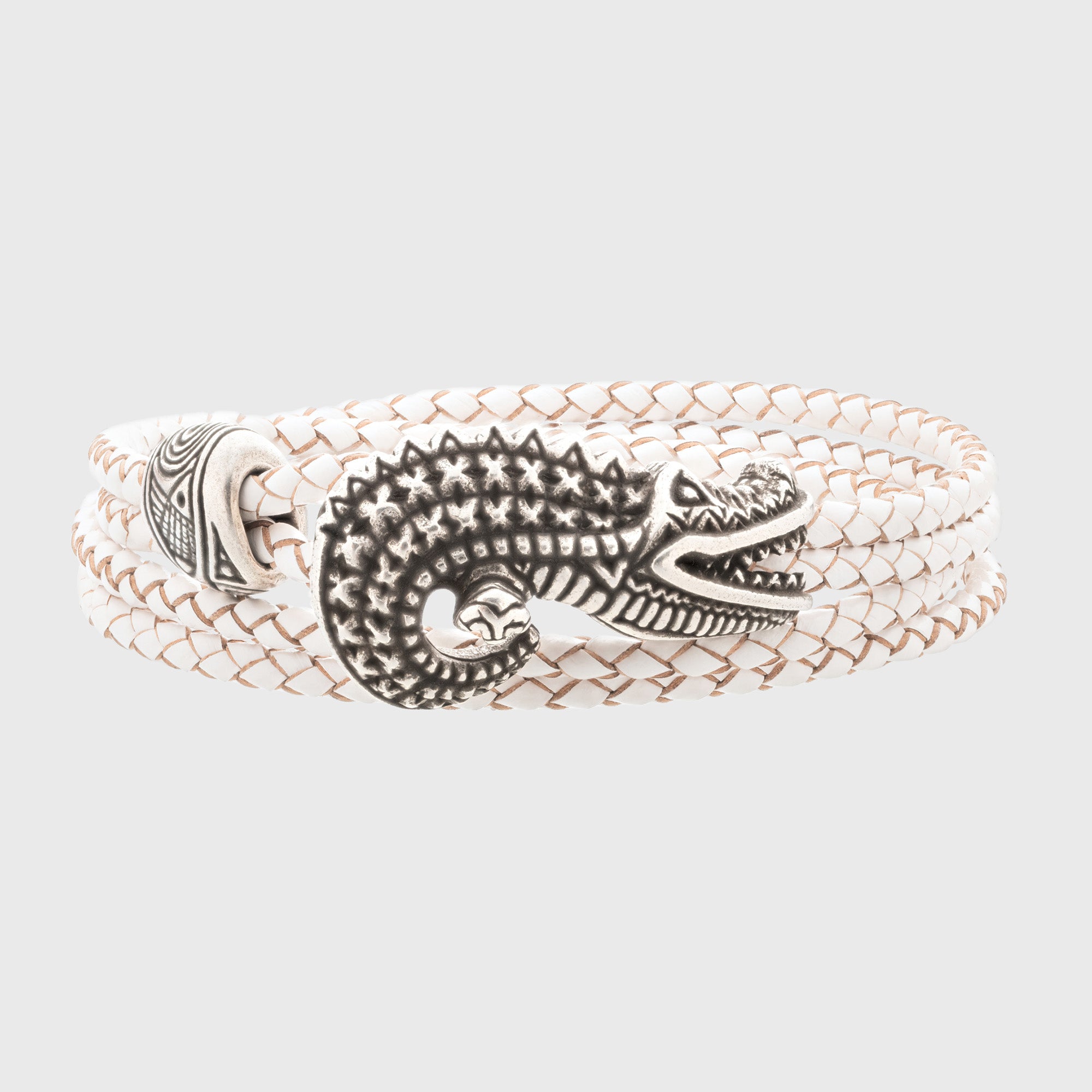 en:#color_white braided cord / Silver-plated bronze |de:#farbe_weiße geflochtene Kordel / Versilberte Bronze |fr:#couleur_cordon tressé blanc / Bronze argenté