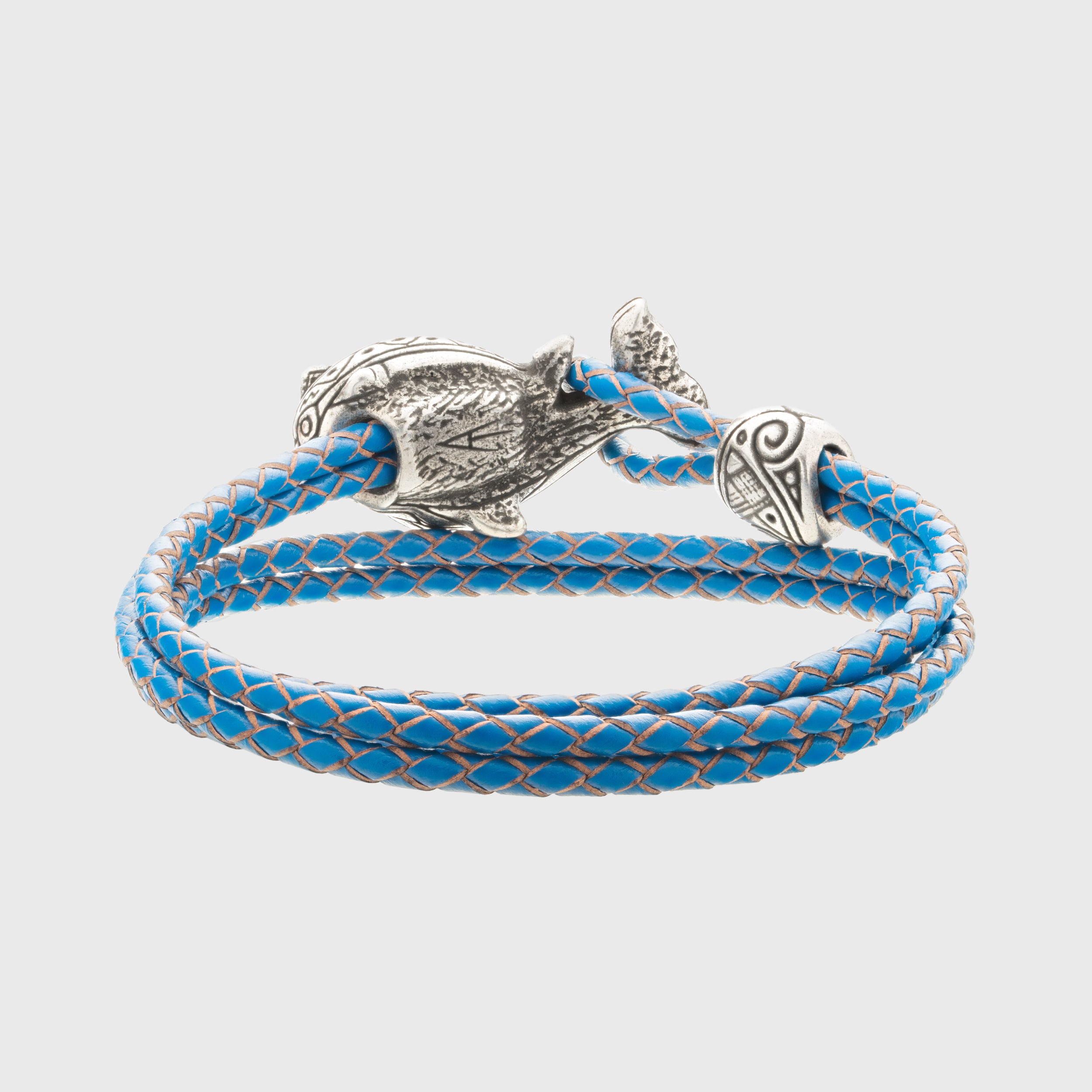 en:#color_blue braided cord / Silver plated bronze|de:#farbe_blaue geflochtene Kordel / Versilberte Bronze|fr:#couleur_cordon tressé bleu / Bronze argenté
