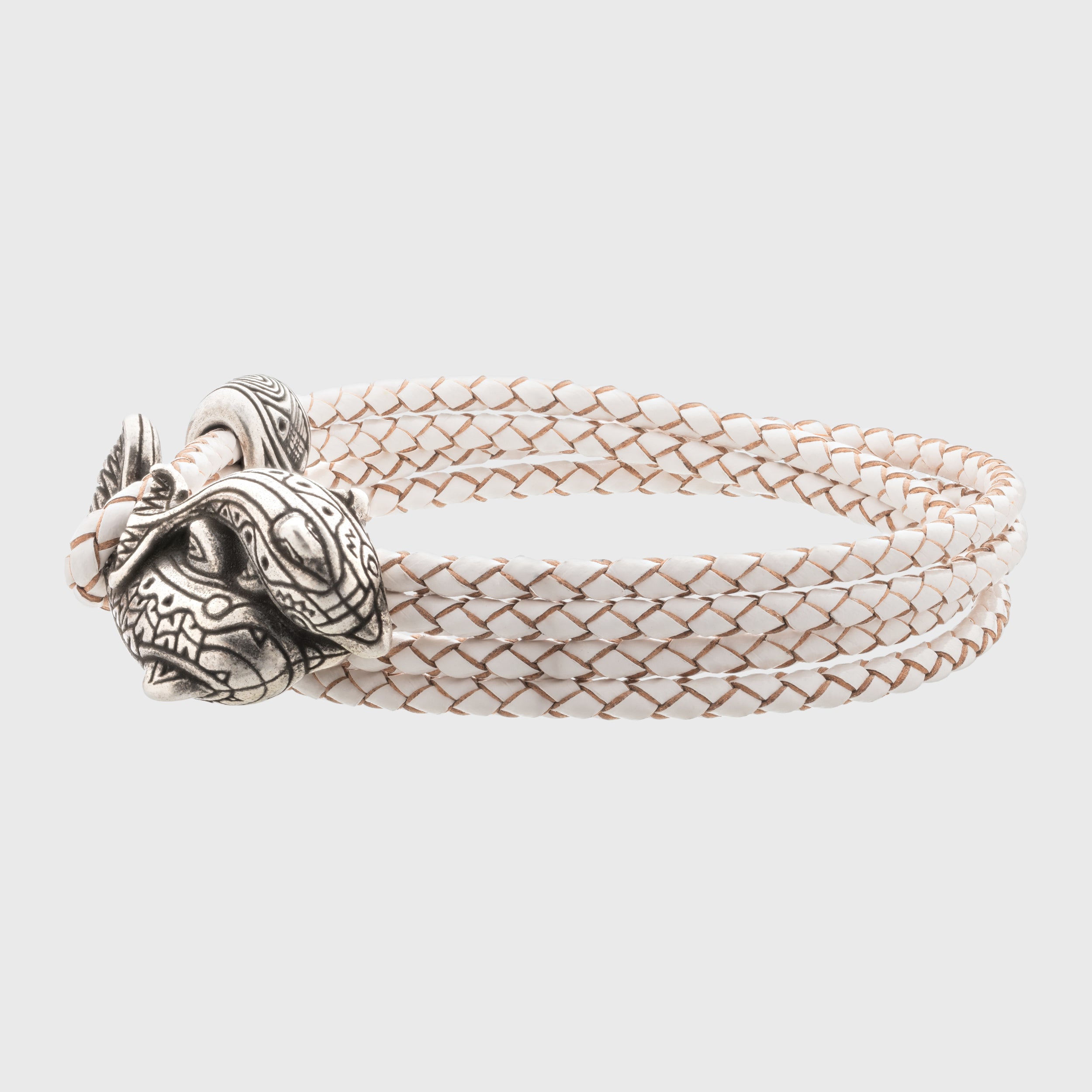 en:#color_white braided cord / Silver-plated bronze |de:#farbe_weiße geflochtene Kordel / Versilberte Bronze |fr:#couleur_cordon tressé blanc / Bronze argenté