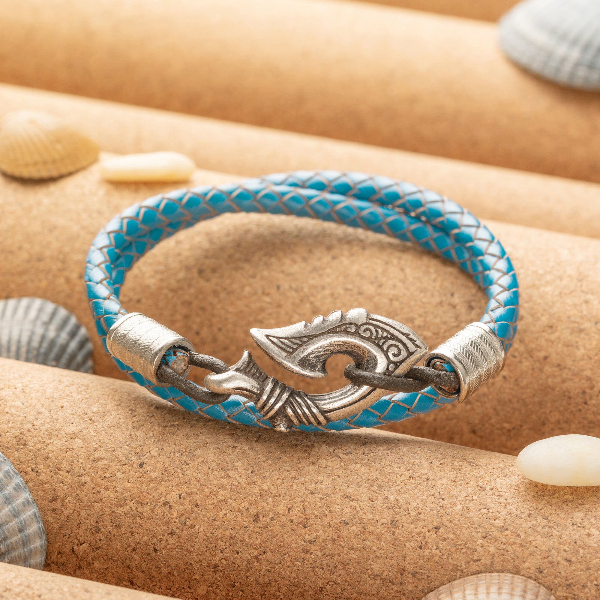 en:#color_blue braided cord / Silver plated bronze|de:#farbe_blaue geflochtene Kordel / Versilberte Bronze|fr:#couleur_cordon tressé bleu / Bronze argenté