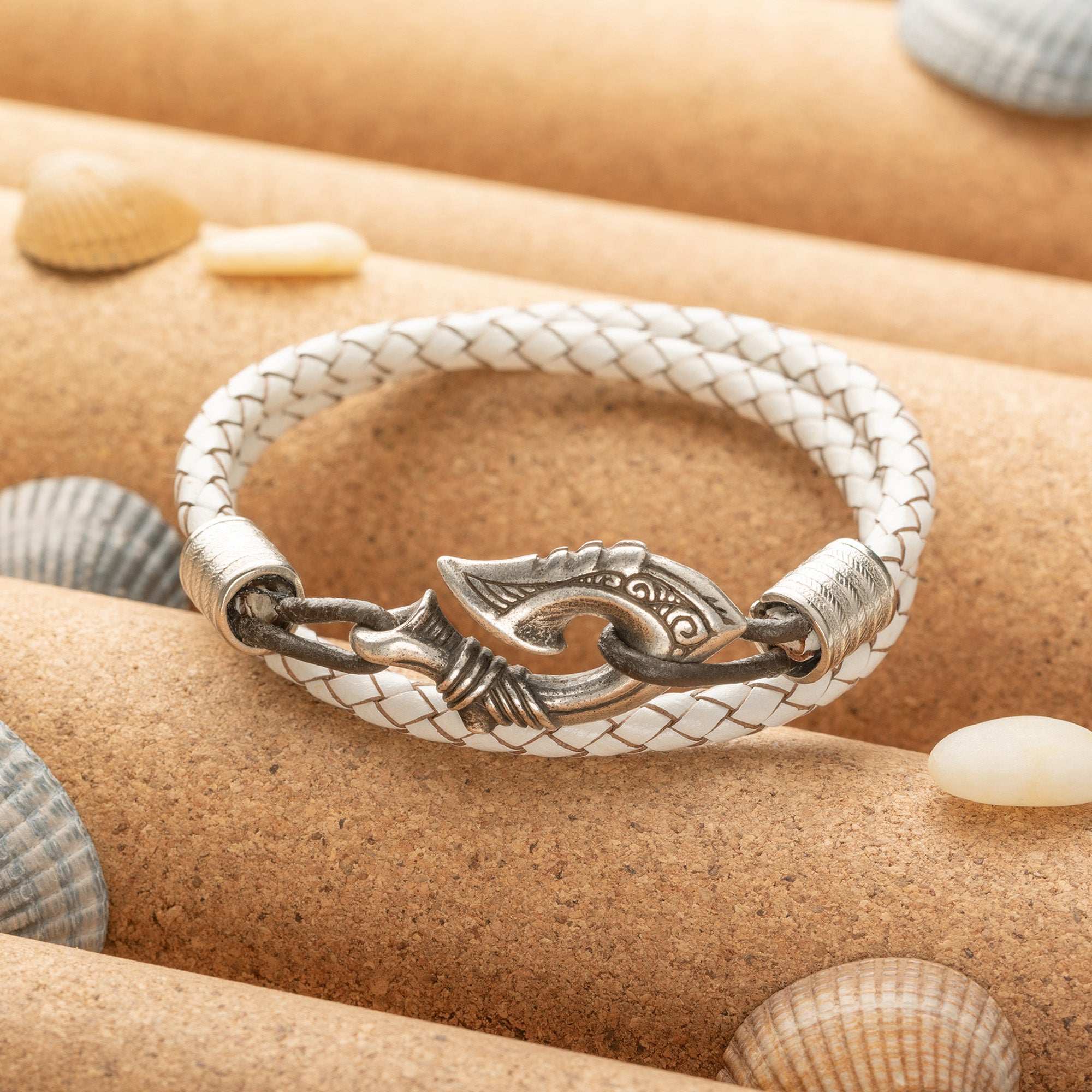 en:#color_white braided cord / Silver-plated bronze |de:#farbe_weiße geflochtene Kordel / Versilberte Bronze |fr:#couleur_cordon tressé blanc / Bronze argenté
