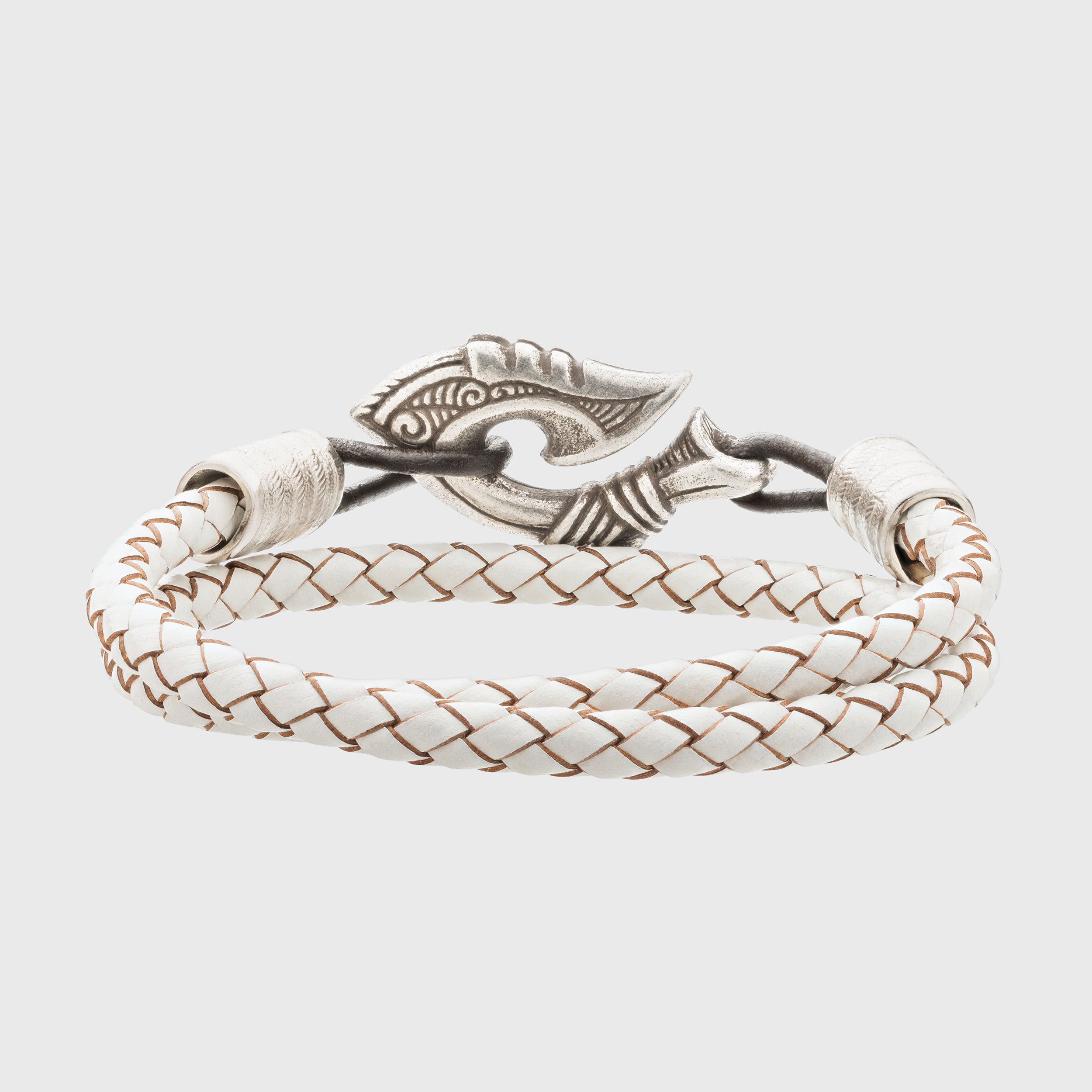 en:#color_white braided cord / Silver-plated bronze |de:#farbe_weiße geflochtene Kordel / Versilberte Bronze |fr:#couleur_cordon tressé blanc / Bronze argenté
