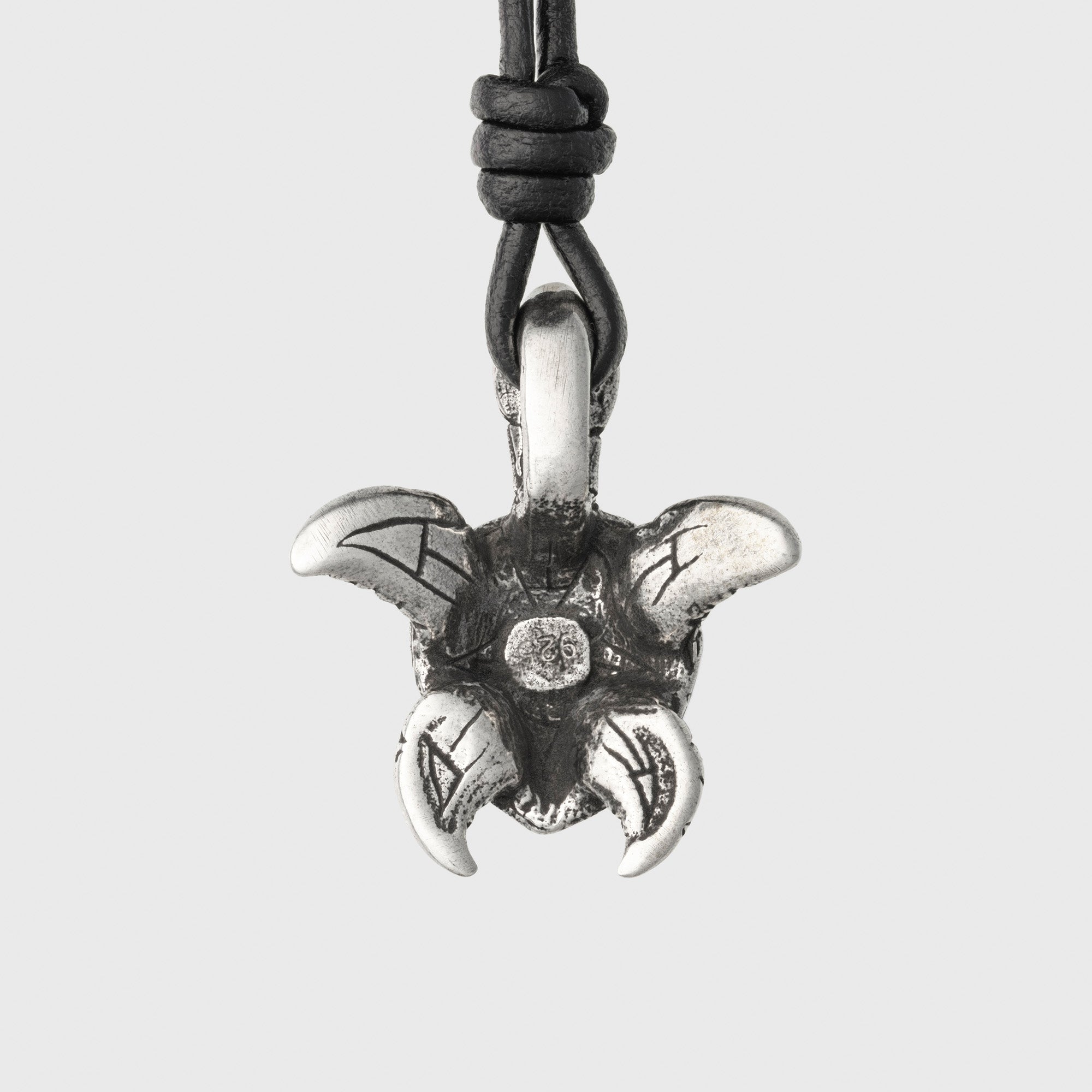 Turtle Sterling Silver Pendant – Ocean-Inspired Tribal Necklace
