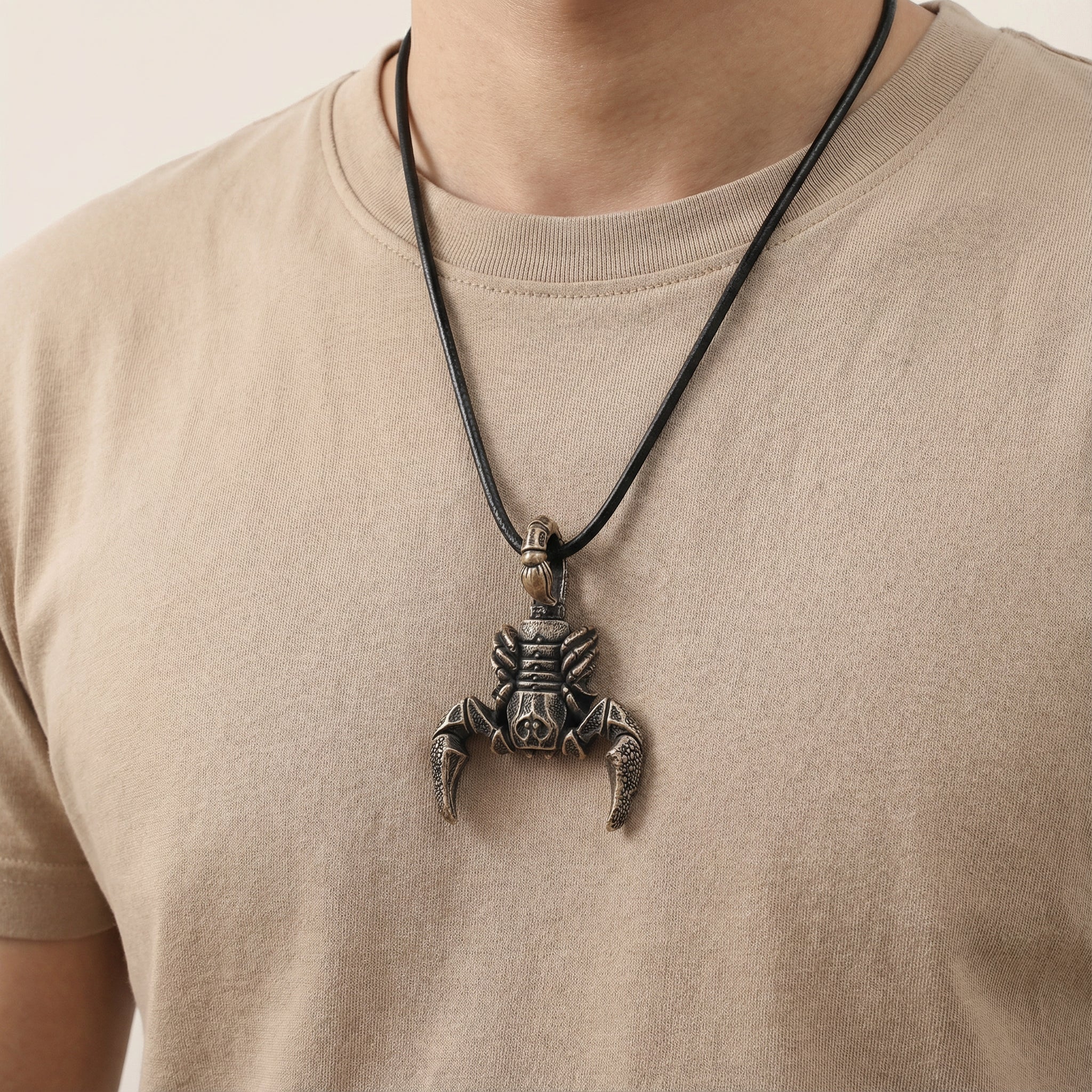 Scorpion Bronze Miniature – Handmade Figurine & Wearable Pendant
