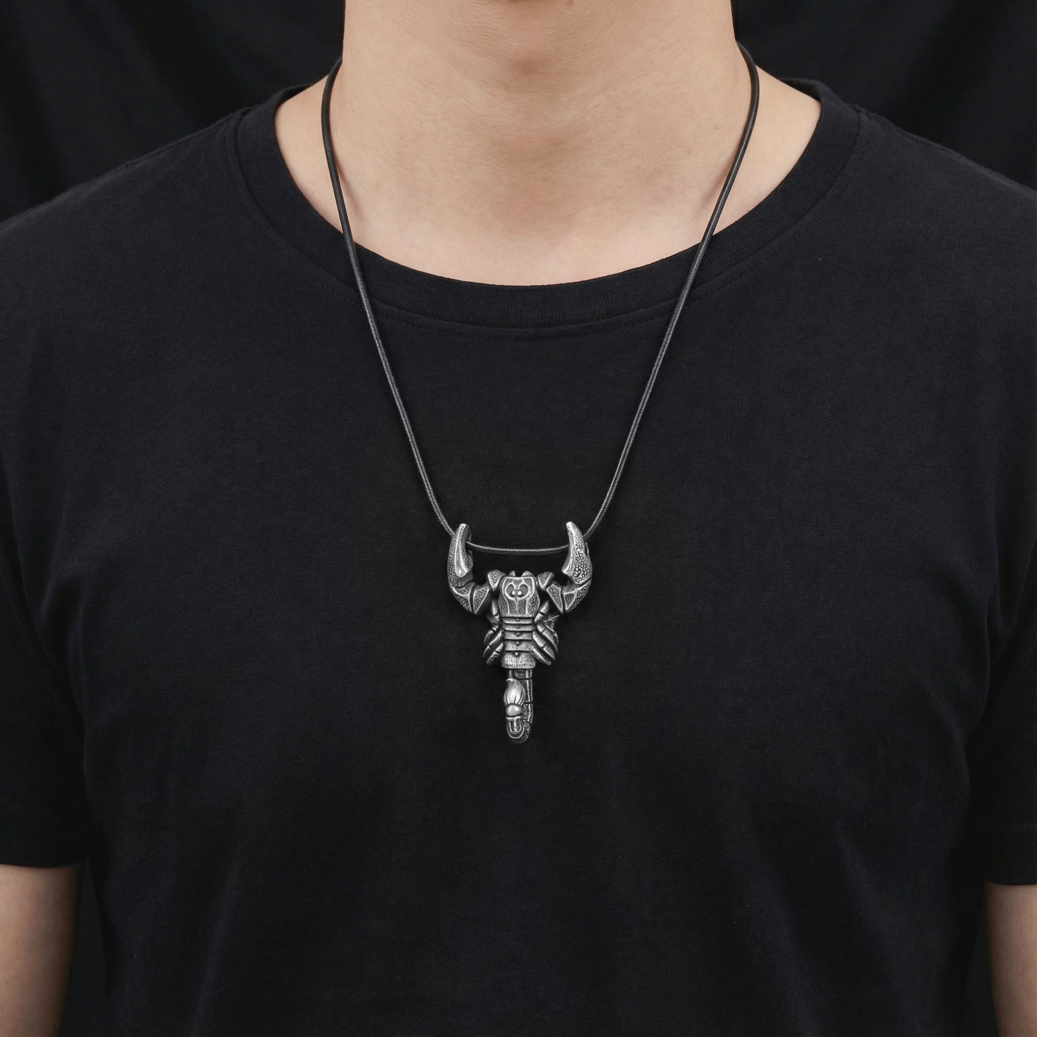 Scorpion Silver-plated Bronze Miniature – Handmade Figurine & Wearable Pendant