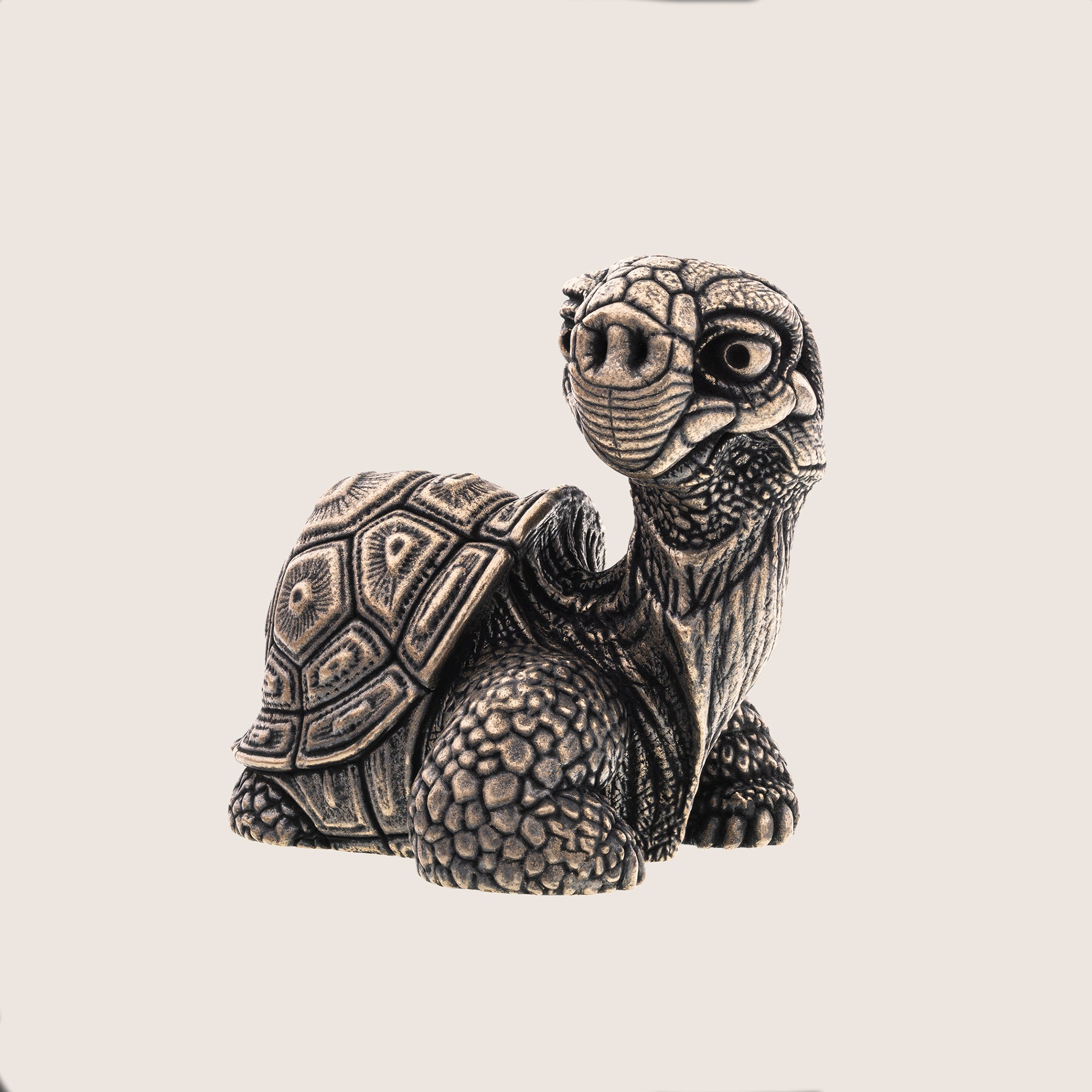 Turtle Bronze Miniature - Handmade Tortoise Statue & Gift