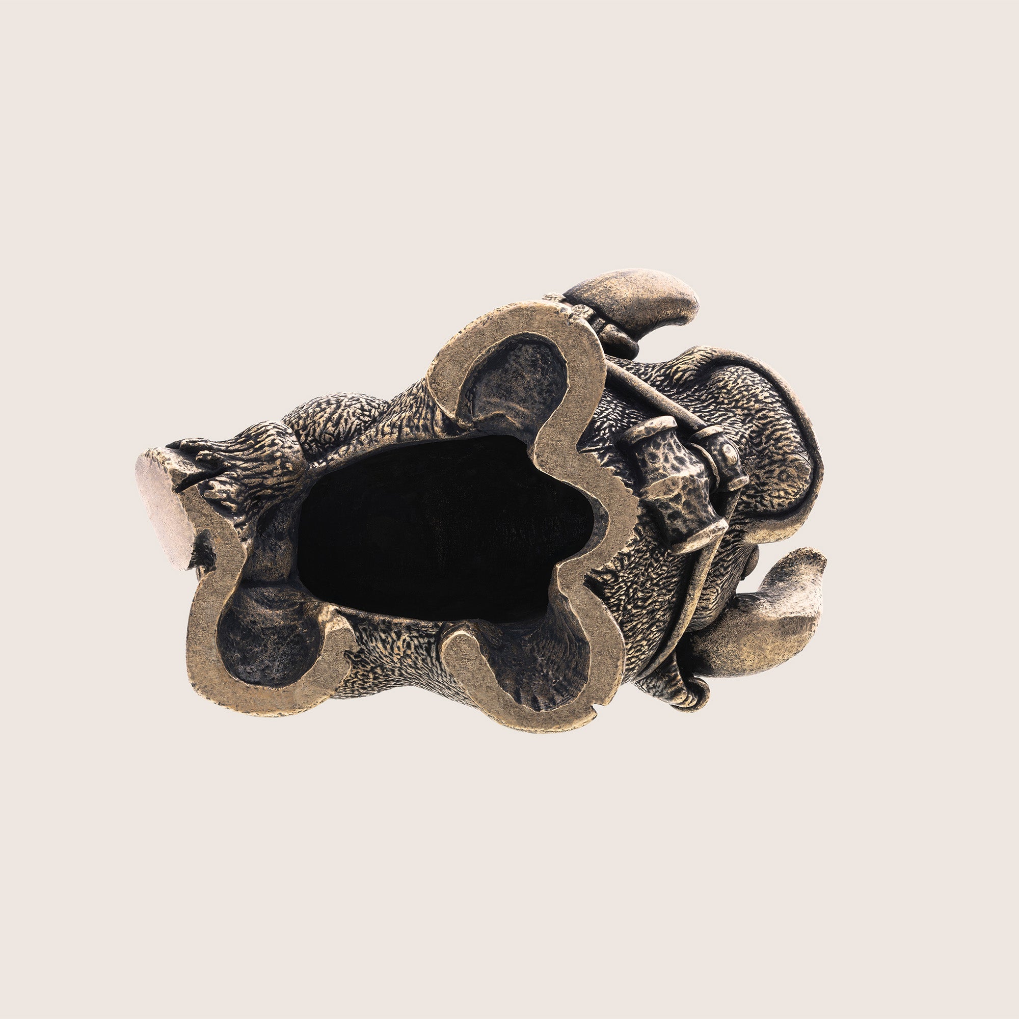 Bull Miniature Figurine — Handcrafted Bronze Collectible
