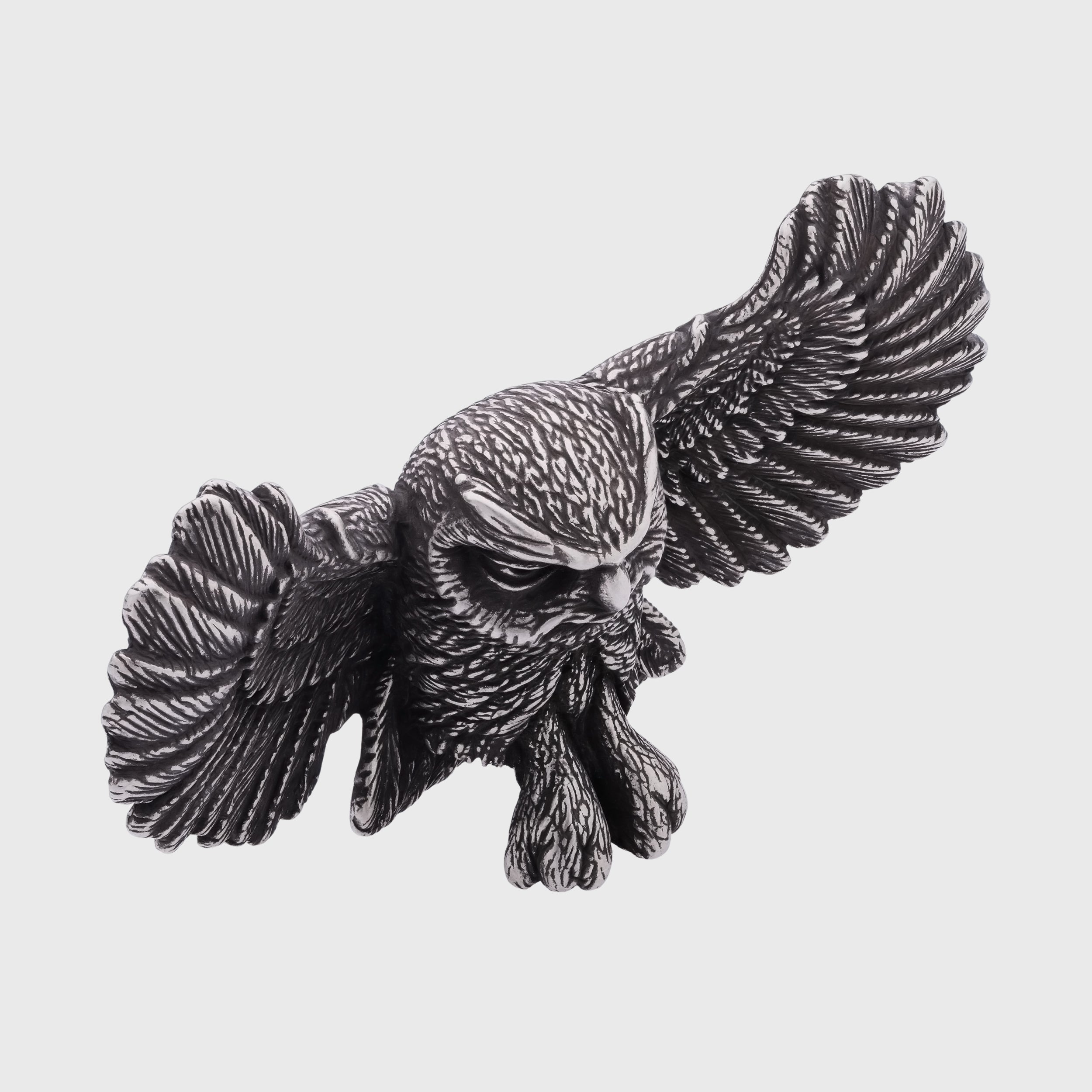 Bronze Owl Figurine – Miniature Desk Decor & Collectible