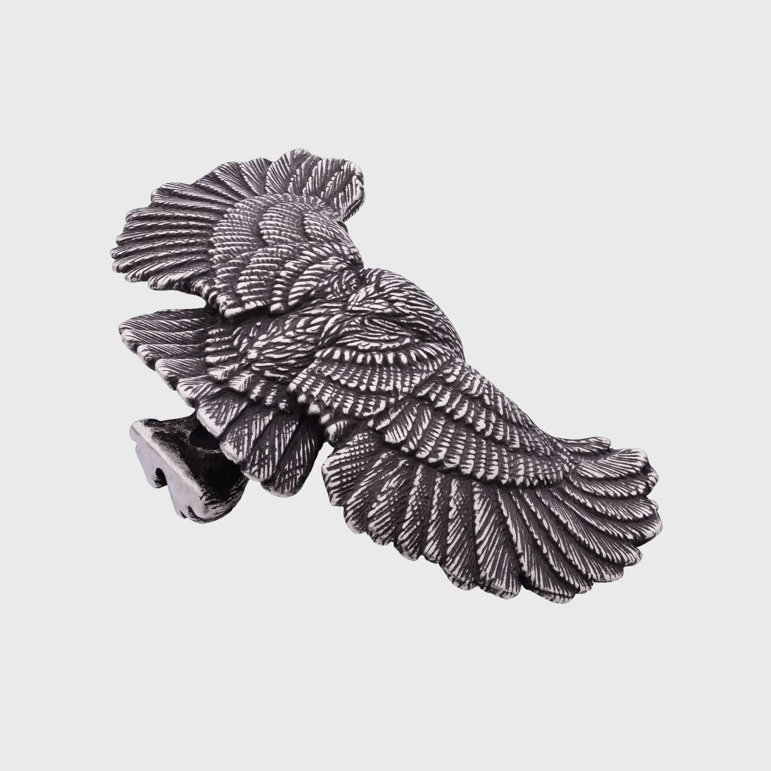 Bronze Owl Figurine – Miniature Desk Decor & Collectible