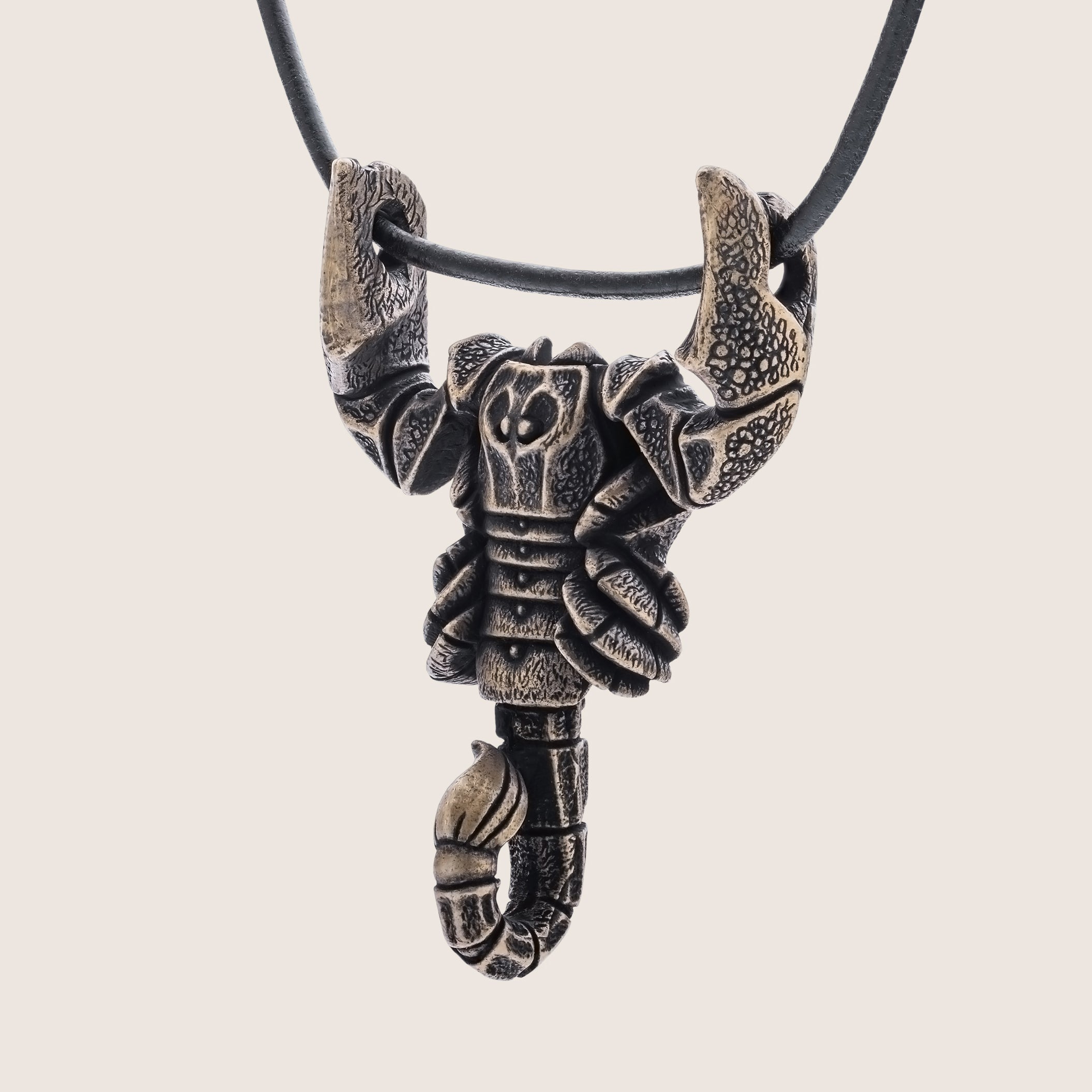 Scorpion Bronze Miniature – Handmade Figurine & Wearable Pendant