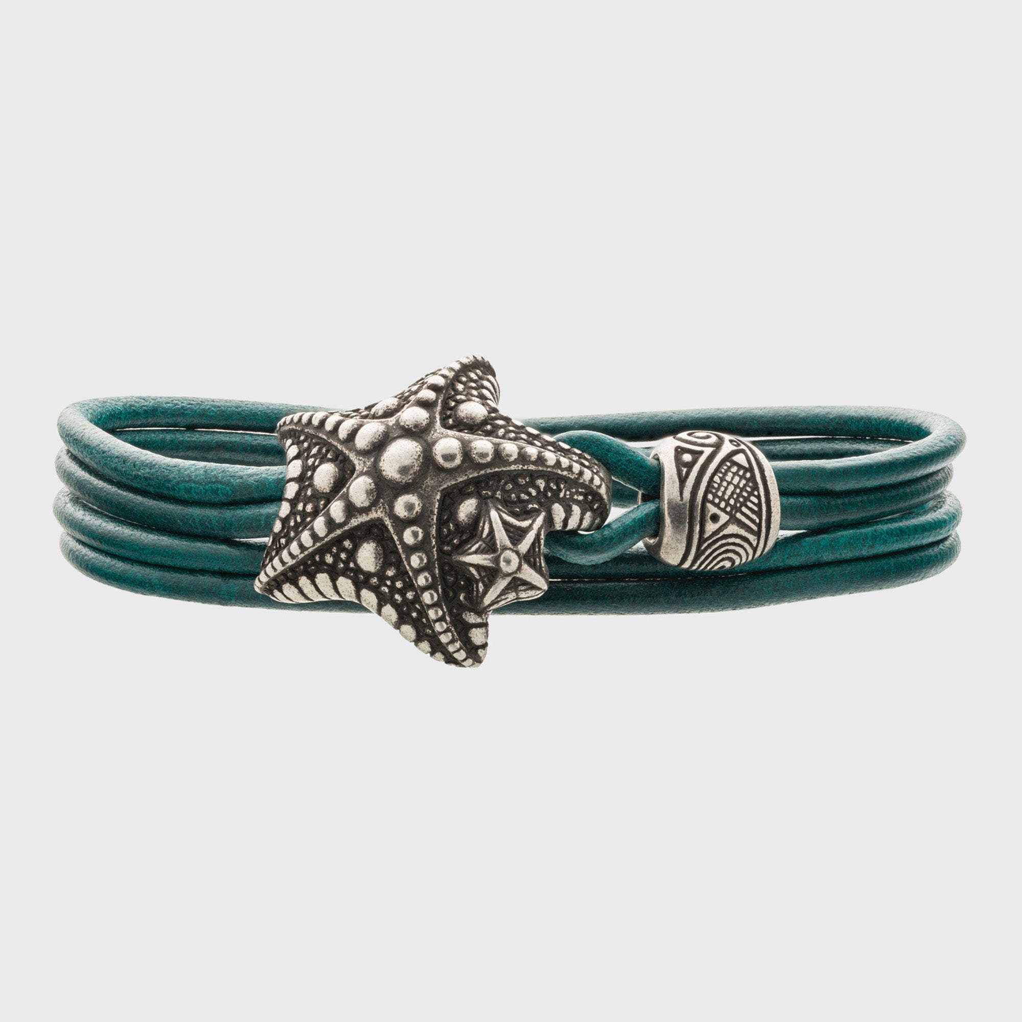 en:#color_turquoise cord / Silver-plated bronze metal|de:#farbe_türkisfarbene Kordel / Versilbertes Bronzemetall|fr:#couleur_cordon turquoise / Métal bronze argenté