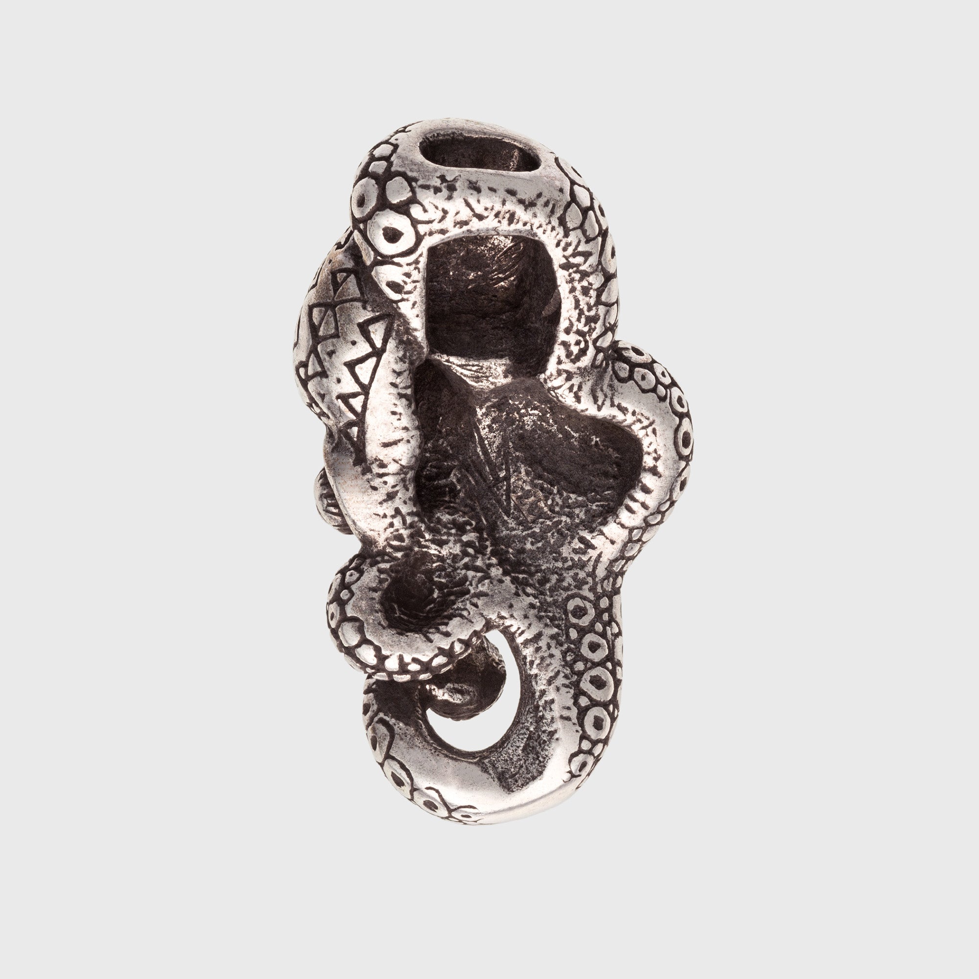 Octopus Sterling Silver Necklace – Handmade Ocean Tribal Jewelry