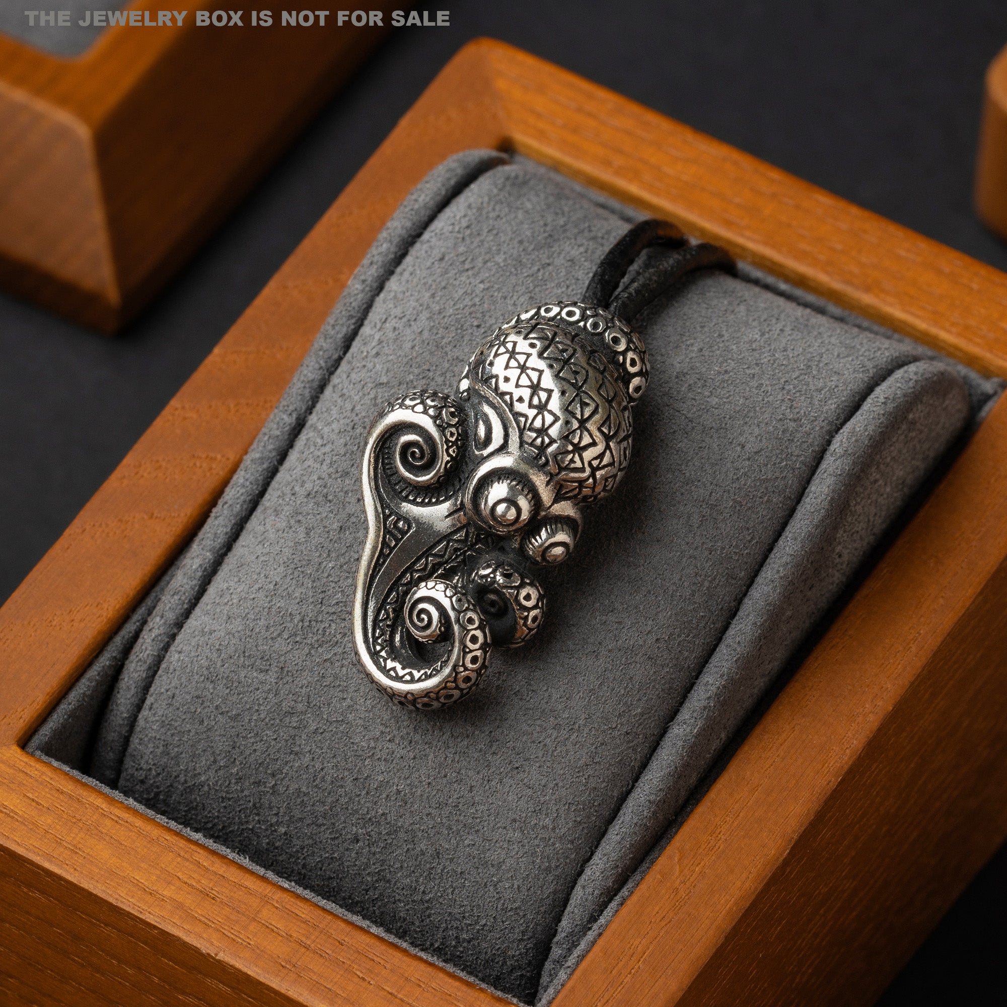 Octopus Sterling Silver Necklace – Handmade Ocean Tribal Jewelry