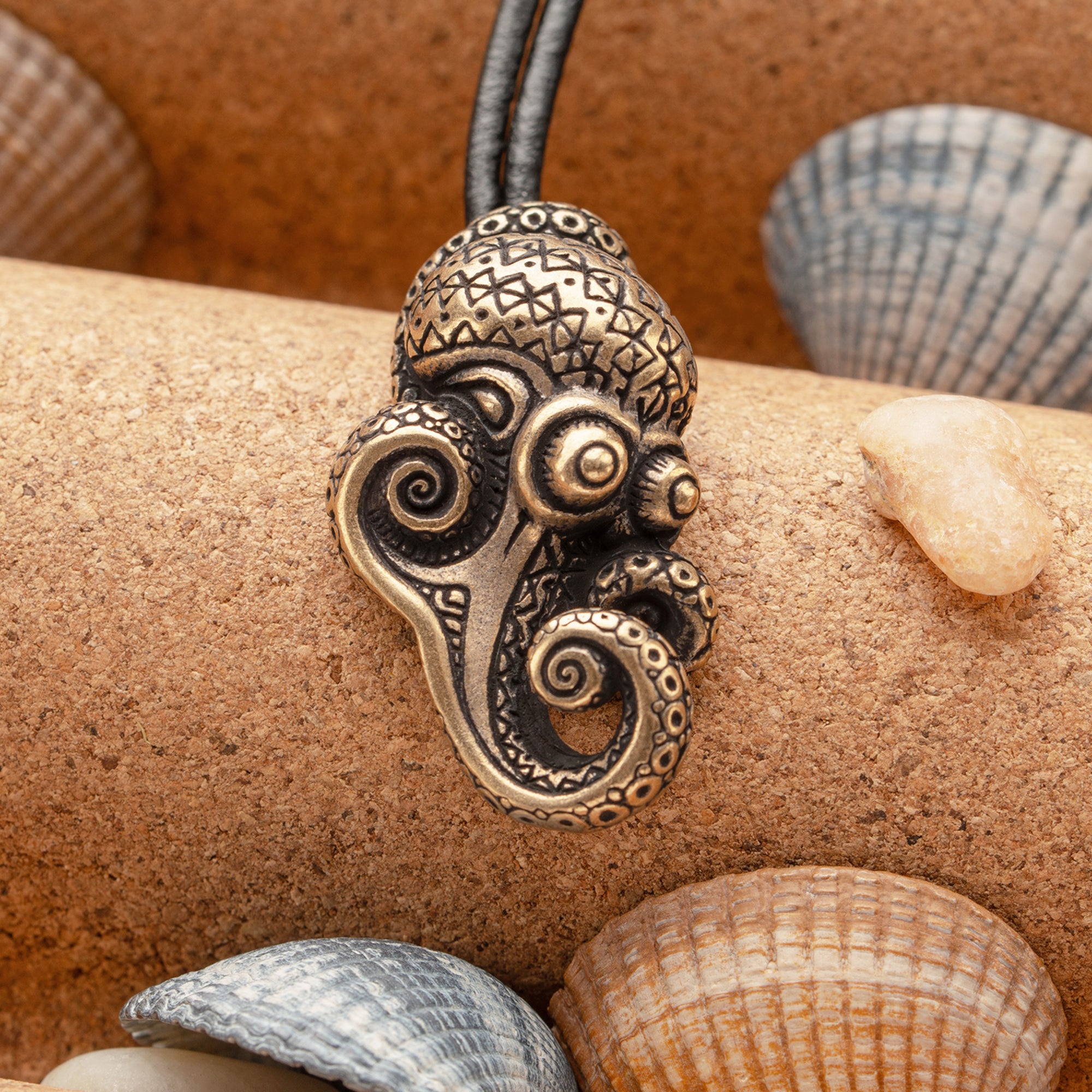 Octopus Bronze Necklace – Ocean Inspired Jewelry