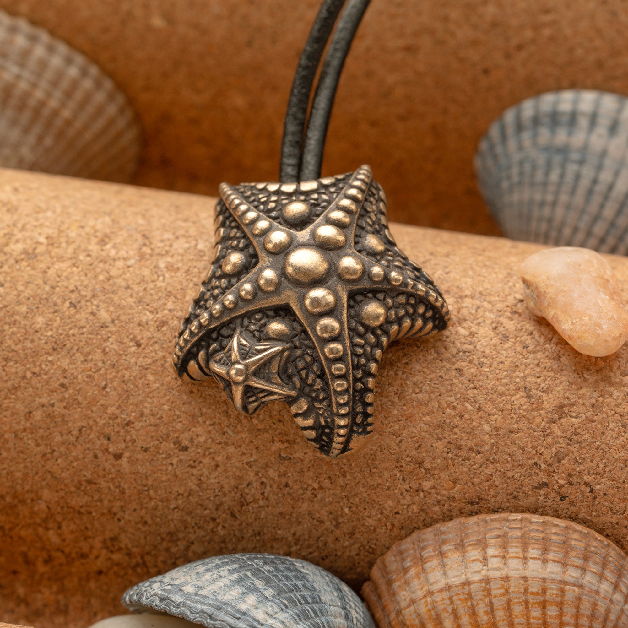Starfish Bronze Necklace – Ocean Inspired Jewelry