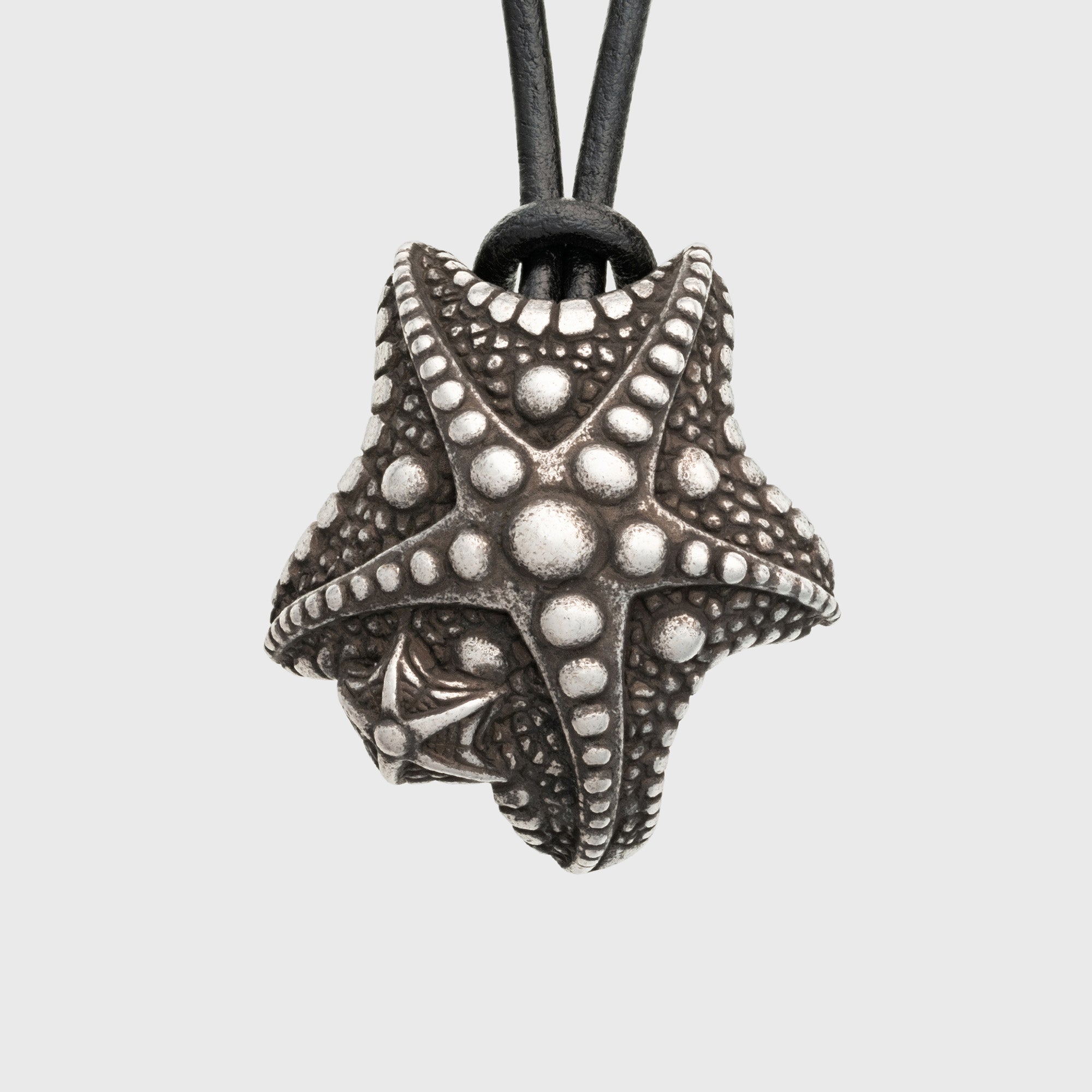 Starfish Silver Plated Bronze Necklace – Ocean Inspired Jewelry
