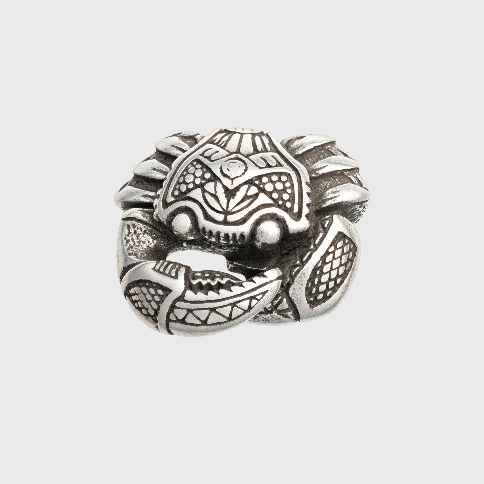 Crab Sterling Silver Necklace – Tribal Spirit Ocean Symbol Jewelry