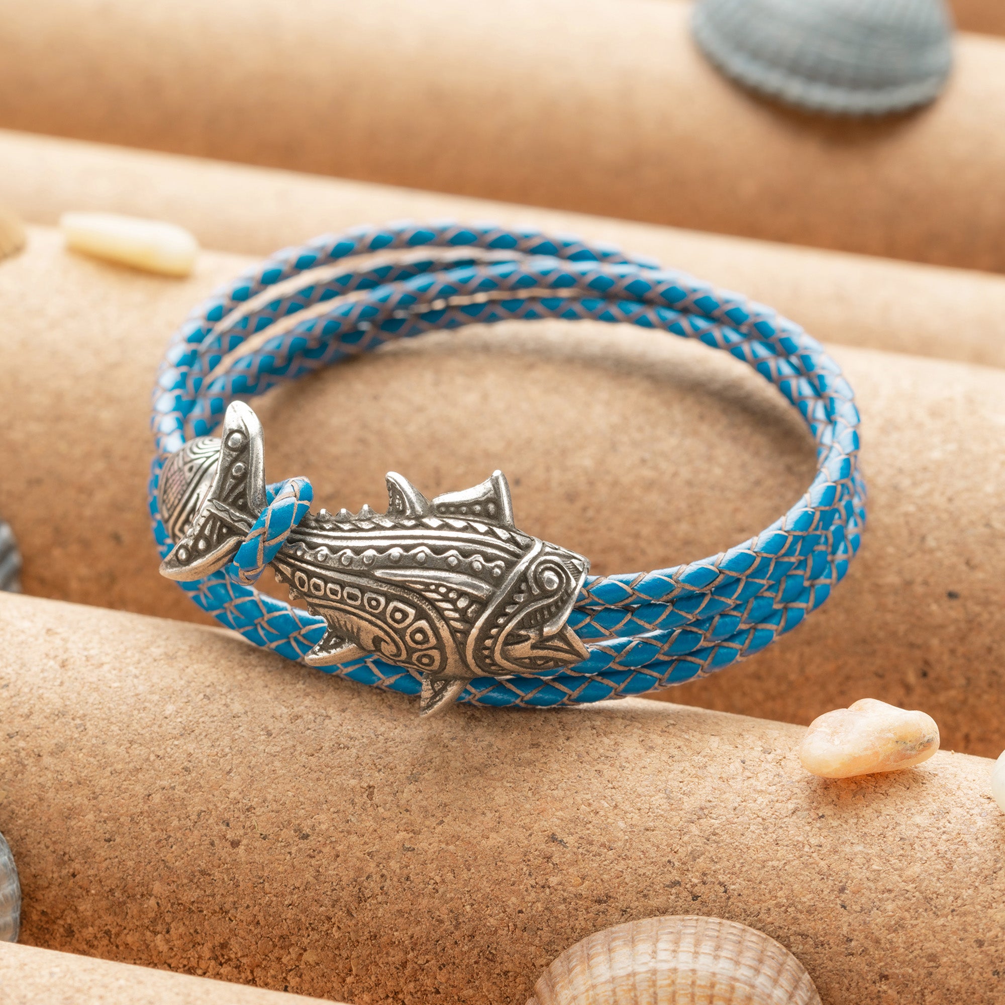 en:#color_blue braided cord / Silver plated bronze|de:#farbe_blaue geflochtene Kordel / Versilberte Bronze|fr:#couleur_cordon tressé bleu / Bronze argenté