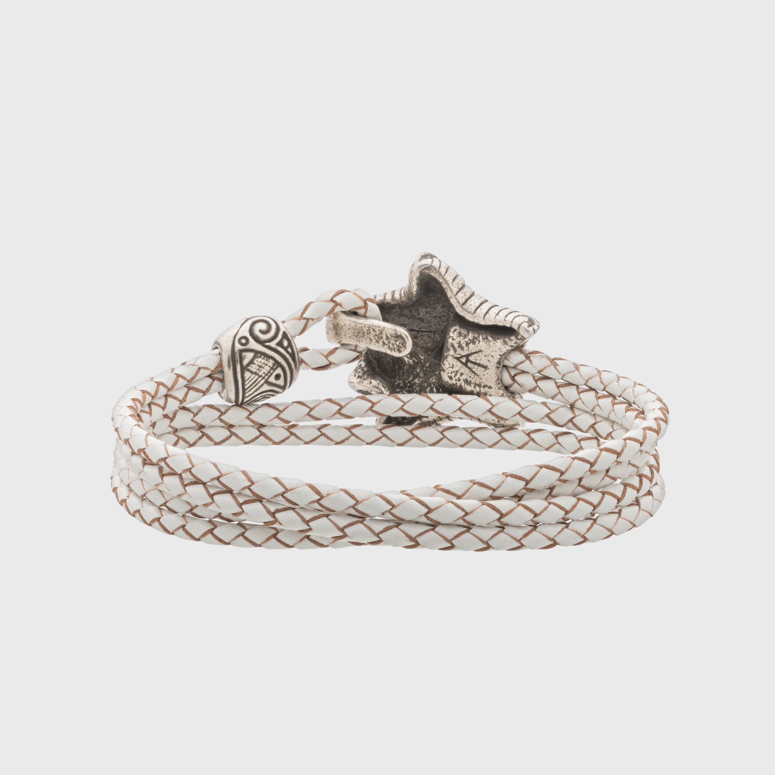 en:#color_white braided cord / Silver-plated bronze |de:#farbe_weiße geflochtene Kordel / Versilberte Bronze |fr:#couleur_cordon tressé blanc / Bronze argenté 