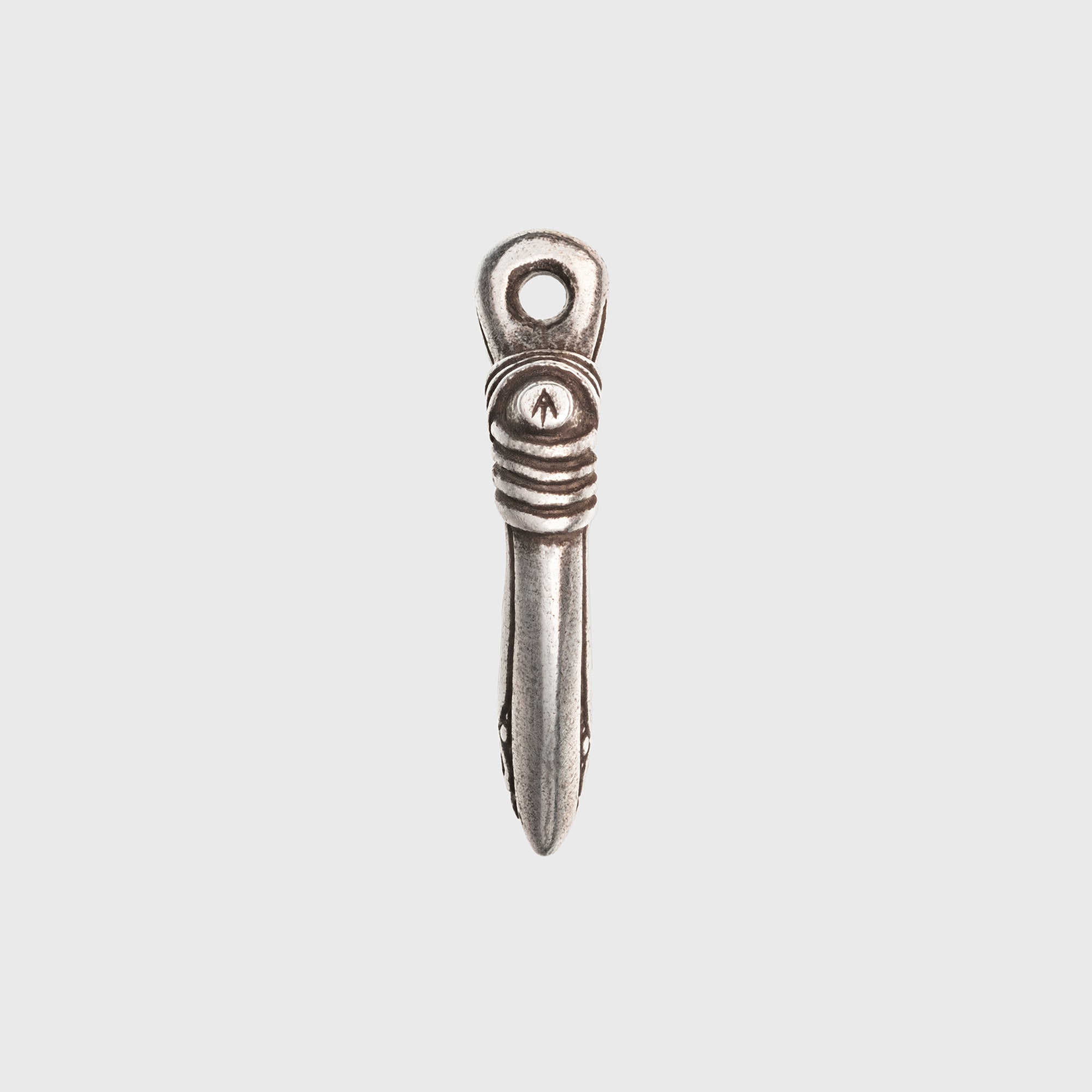Fish Hook 925 Silver Necklace – Maori Tribal Hei Matau Talisman